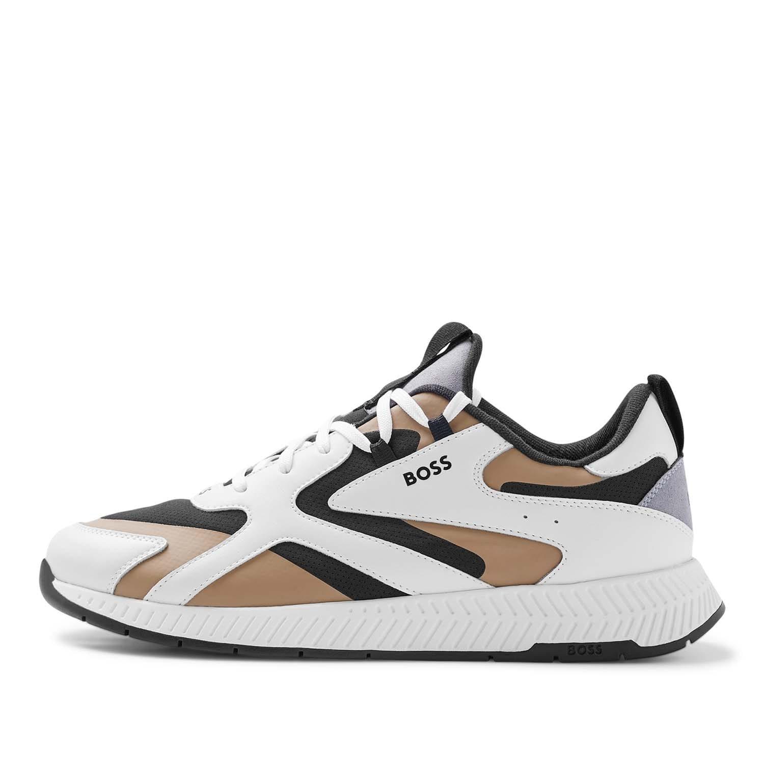 Beige - Boss - Titanium Running Trainers - 3