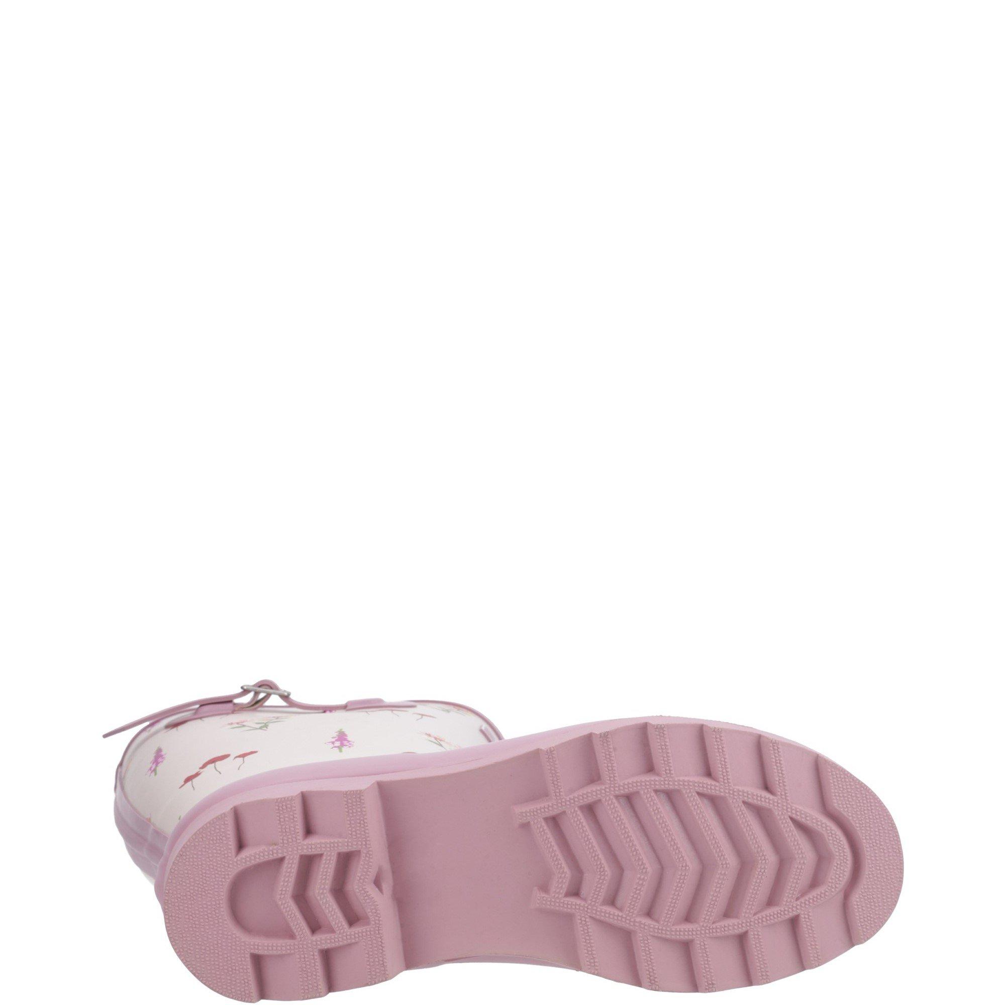 Pink - Cotswold - Wildflower Tall Wellingtons - 4