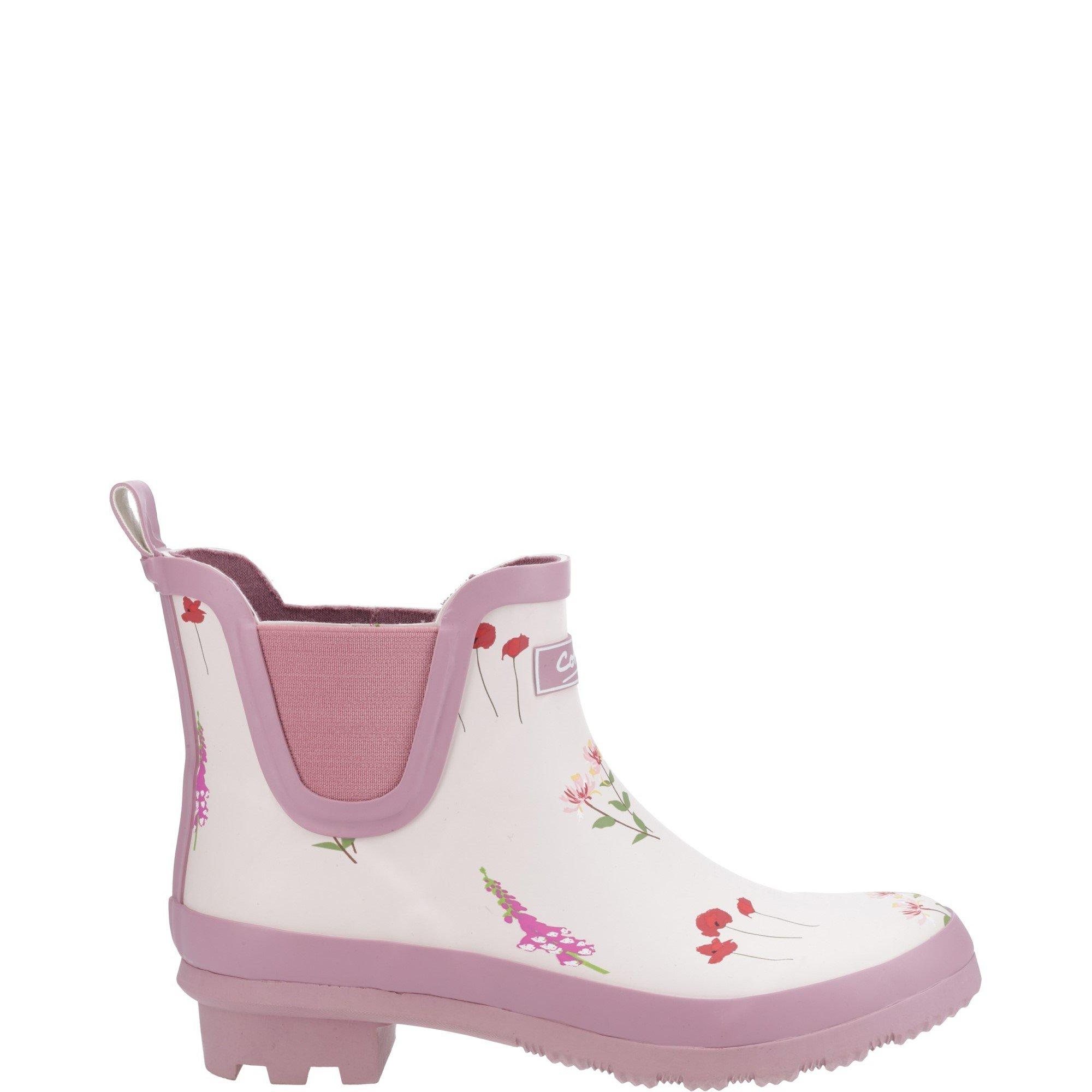 Pink - Cotswold - Wildflower Ankle Wellingtons - 1