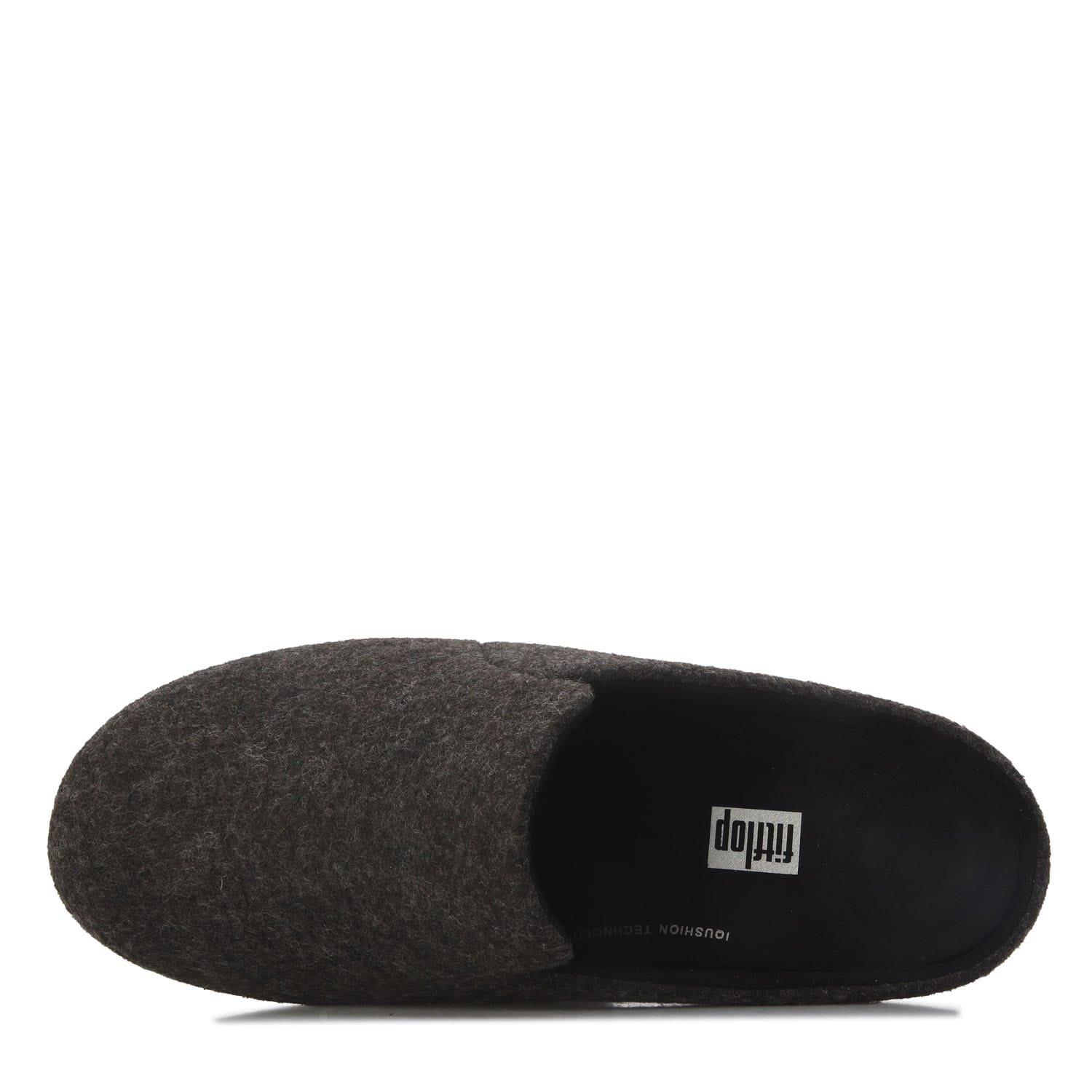 Black - Fitflop - Chrissie II Haus Felt Slippers - 4