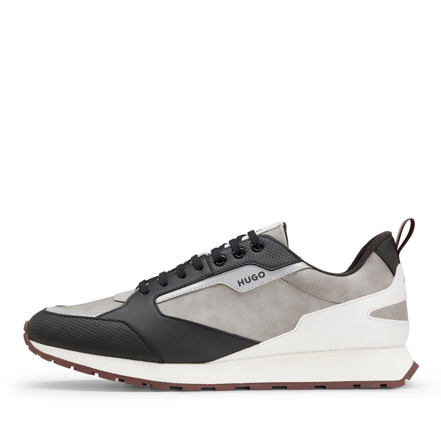 Grey - Hugo - Icelin Running Trainers - 3