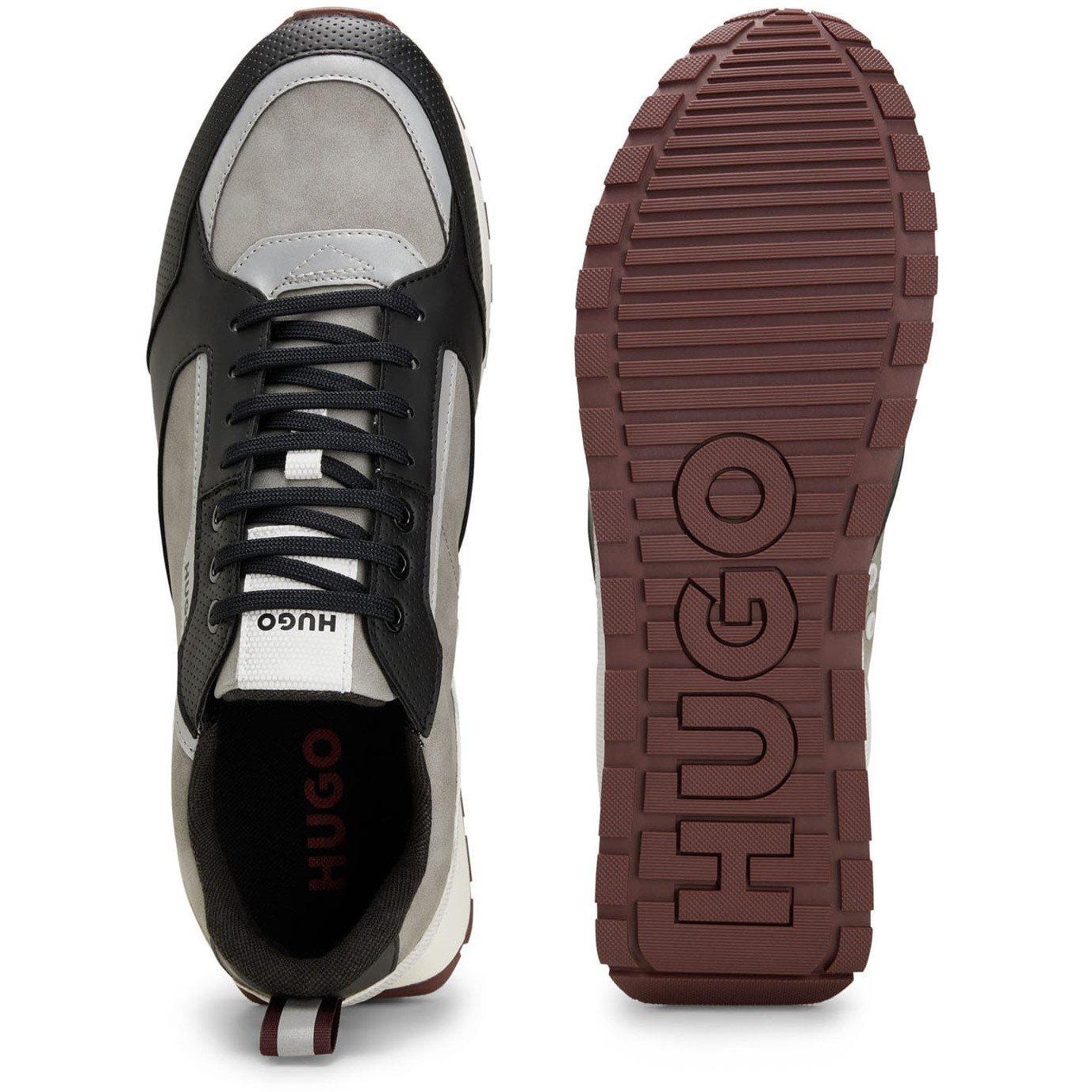 Grey - Hugo - Icelin Running Trainers - 4