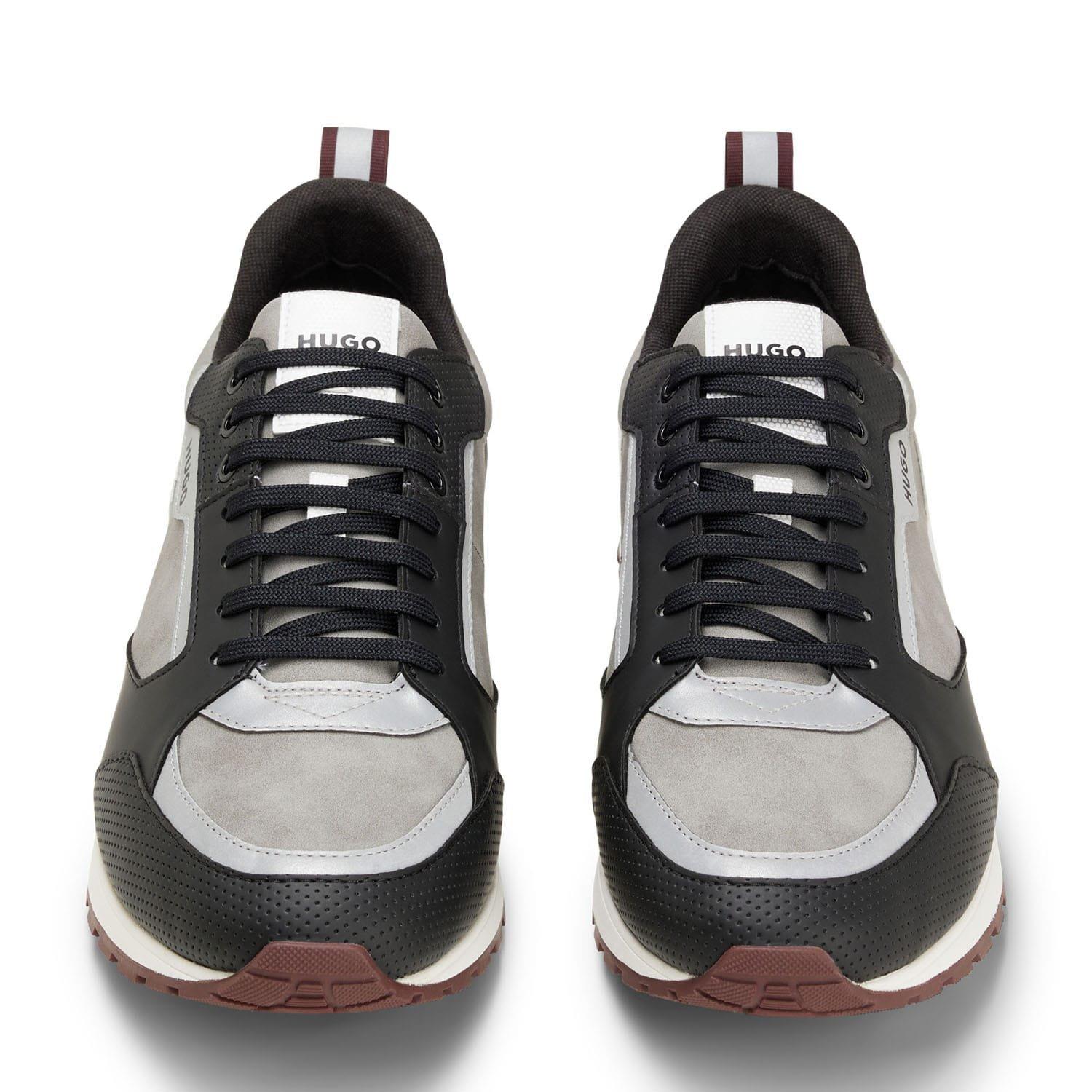 Grey - Hugo - Icelin Running Trainers - 5