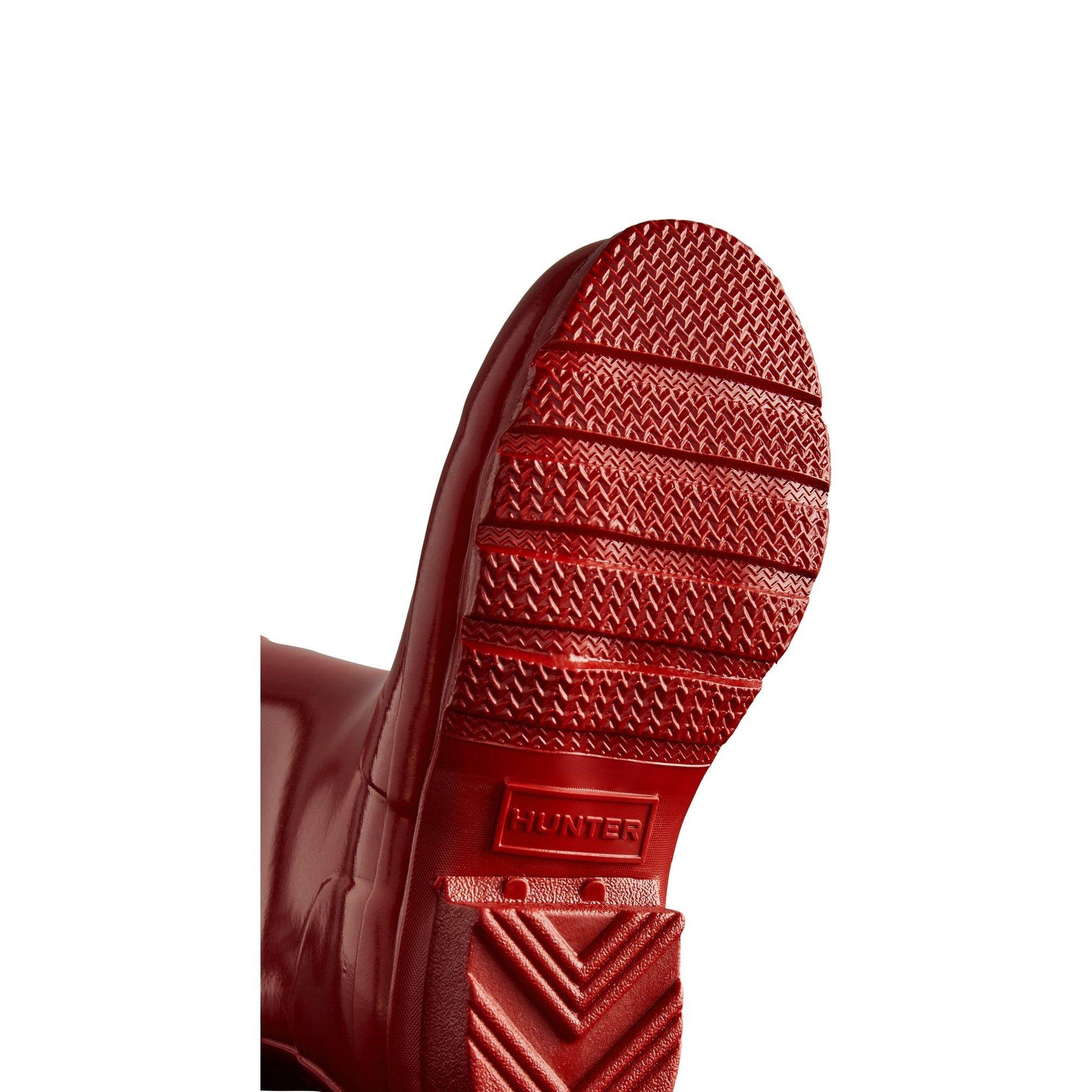 Red - Hunter - Junior Originals Gloss Boot - 4
