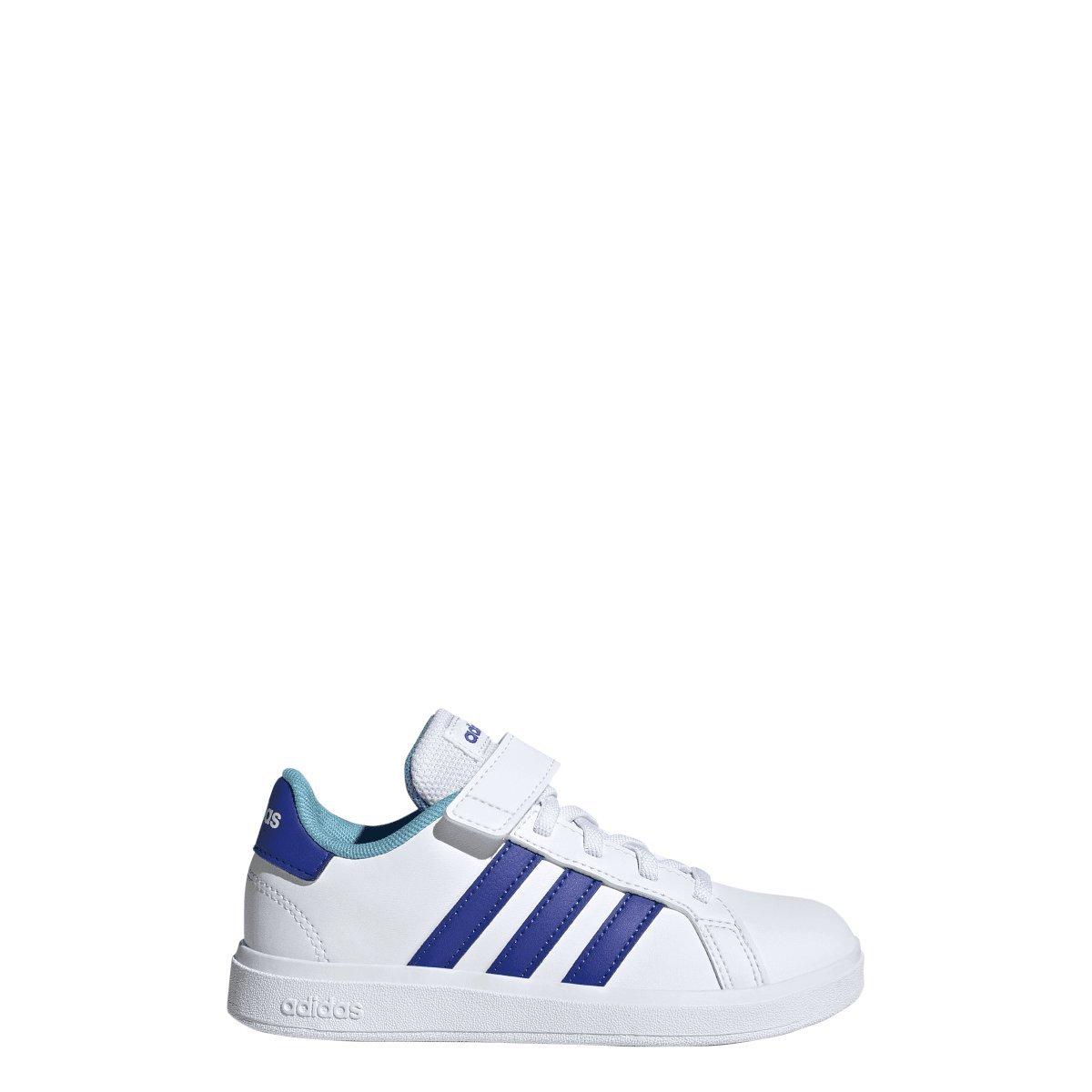 Wit - adidas - Grand Court 2.0 Elastic Strap Trainers - 2