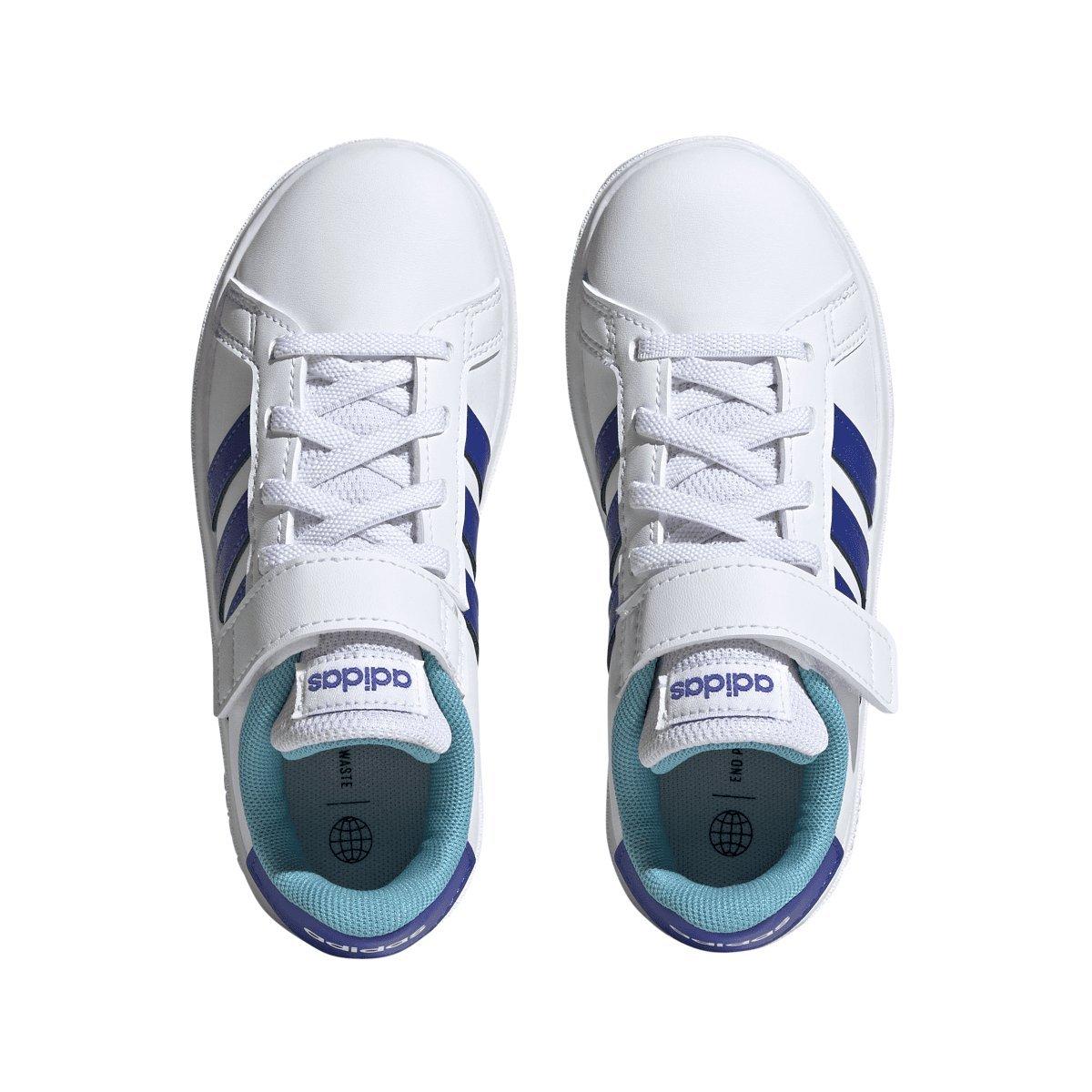 Wit - adidas - Grand Court 2.0 Elastic Strap Trainers - 3