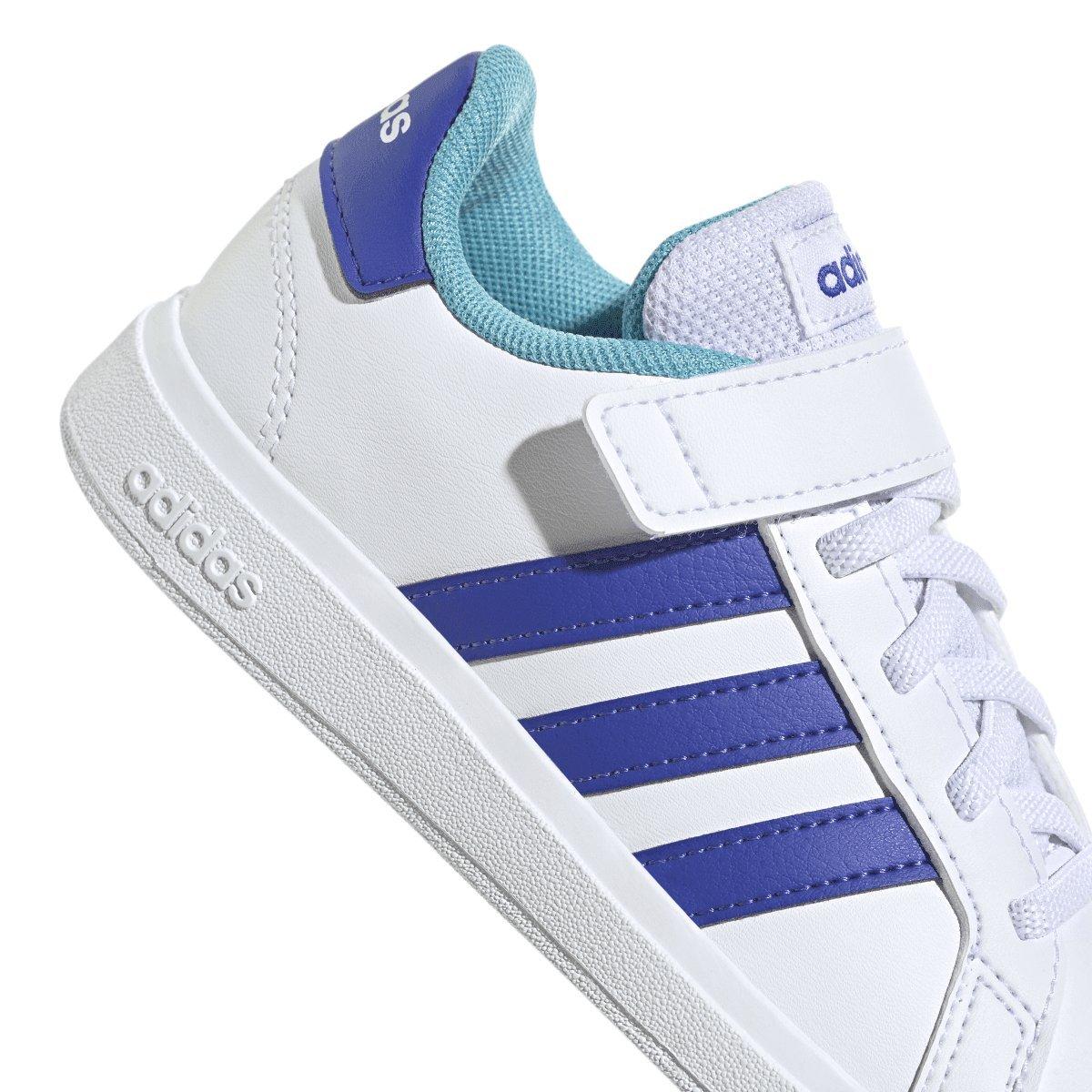 Wit - adidas - Grand Court 2.0 Elastic Strap Trainers - 9