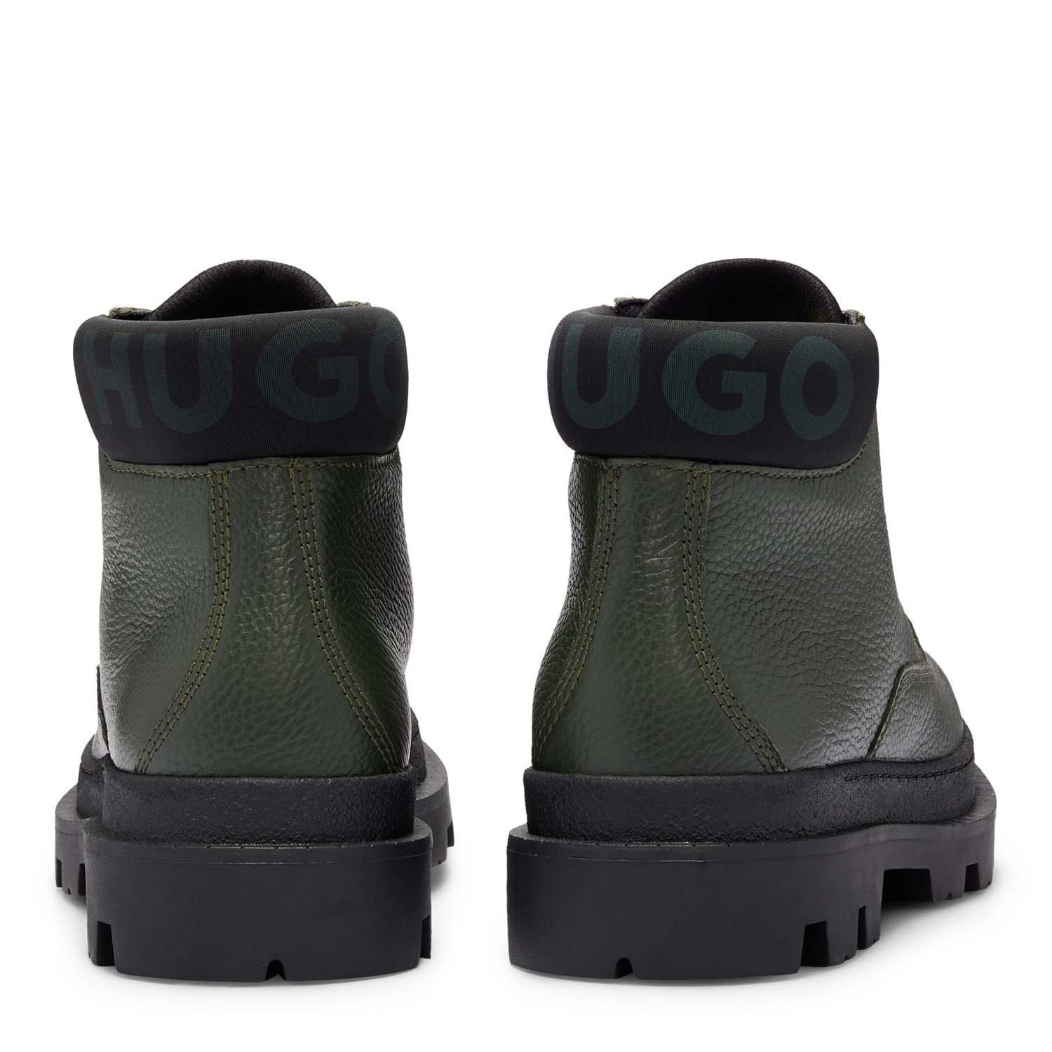 Green - Hugo - Graham Half Boots - 4