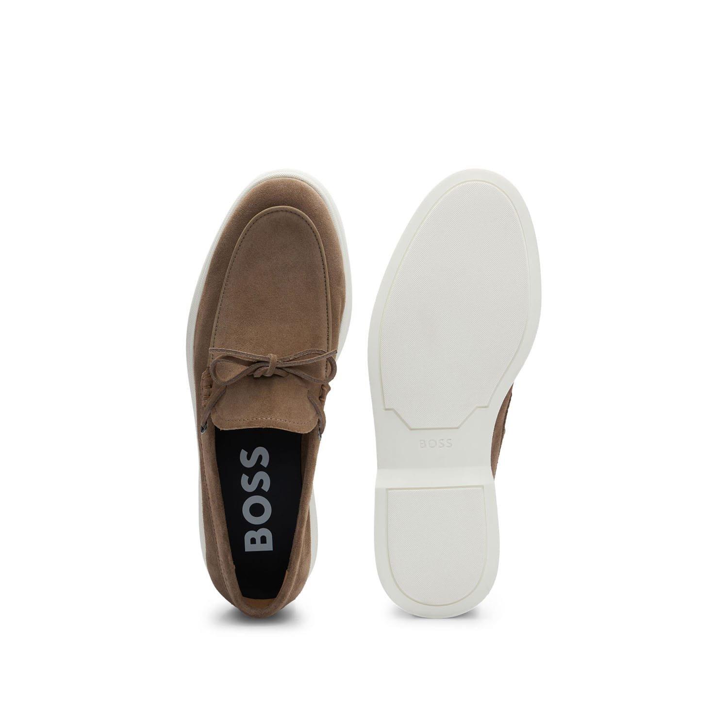 Beige - Boss - Sienne Moccasin Shoes - 7
