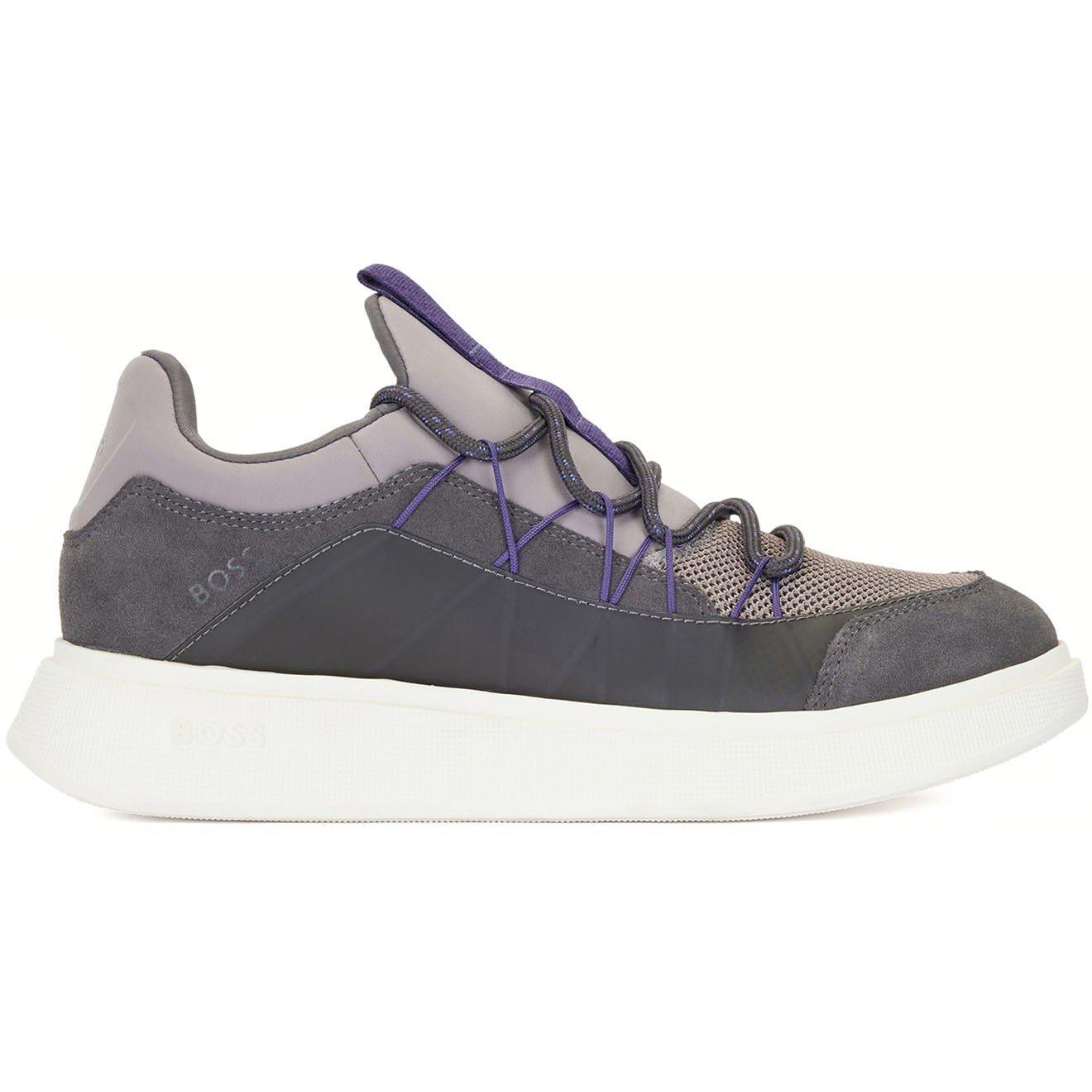 Grey - Boss - Bulton Running Shoes - 1