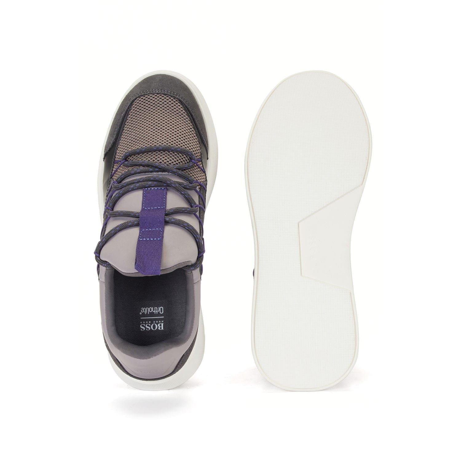 Grey - Boss - Bulton Running Shoes - 7