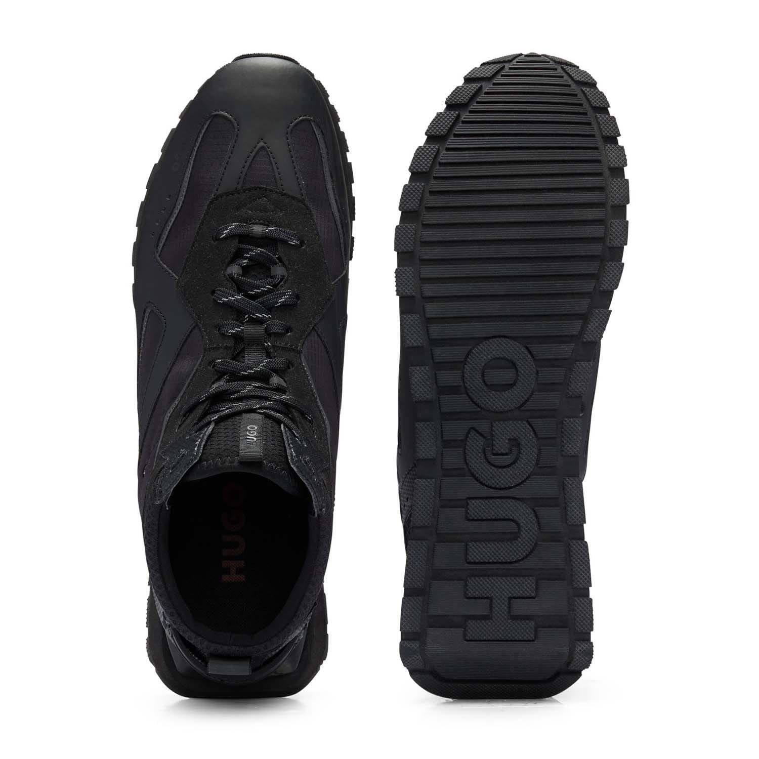 Black - Hugo - Cubite Hi-Top Trainers - 4