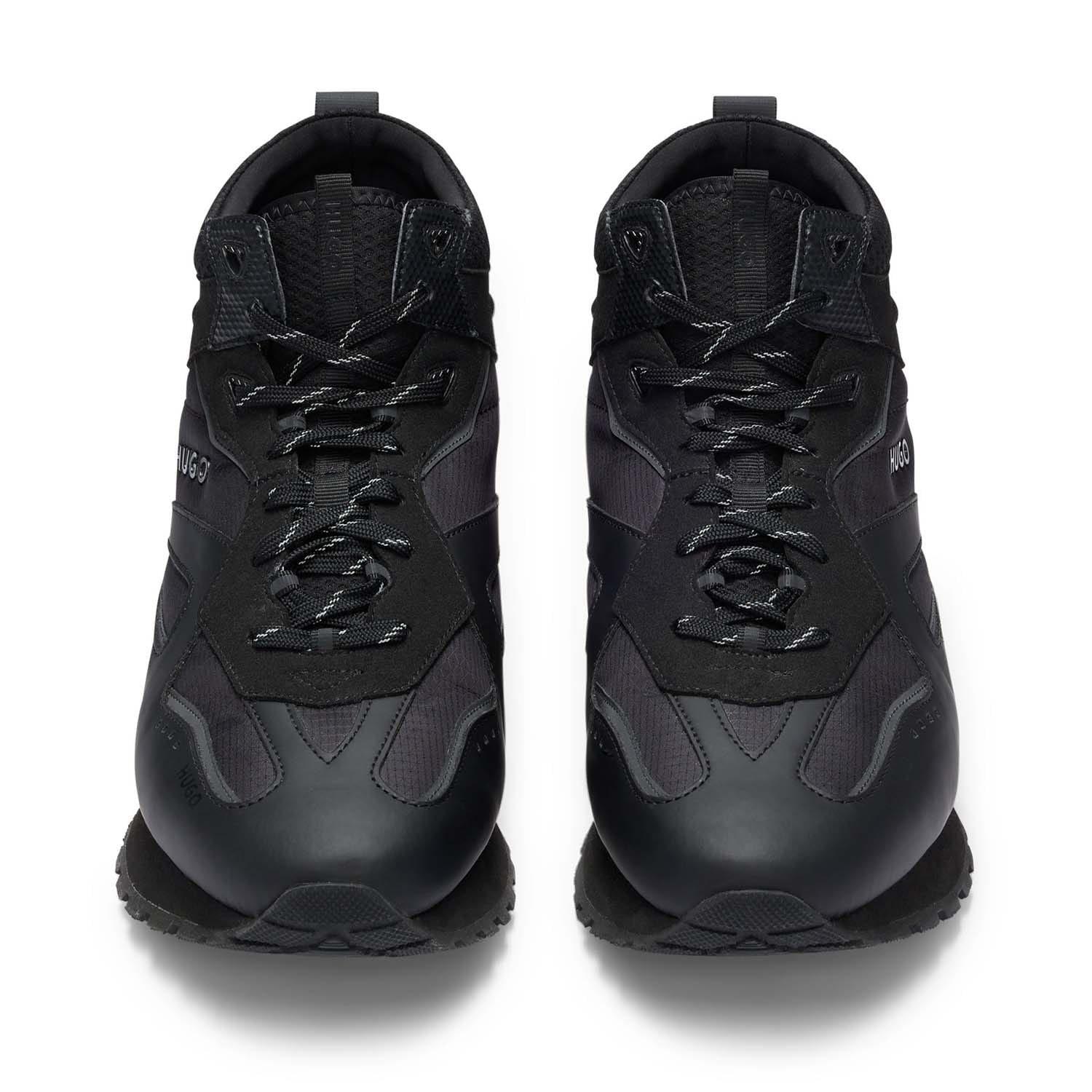 Black - Hugo - Cubite Hi-Top Trainers - 6