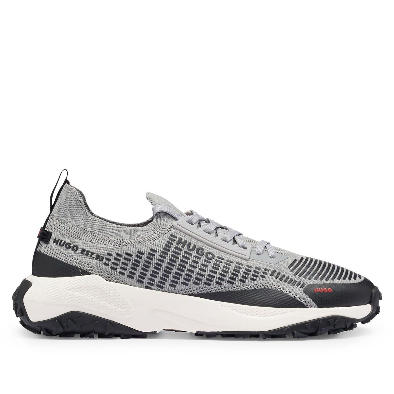 Grey - Hugo - Hugo Cyrus Runn Knpu 10249921 01 Low-Top Trainers Mens - 1