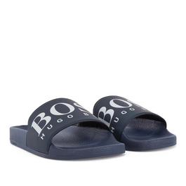 Boss Solar Slide Logo Sandals