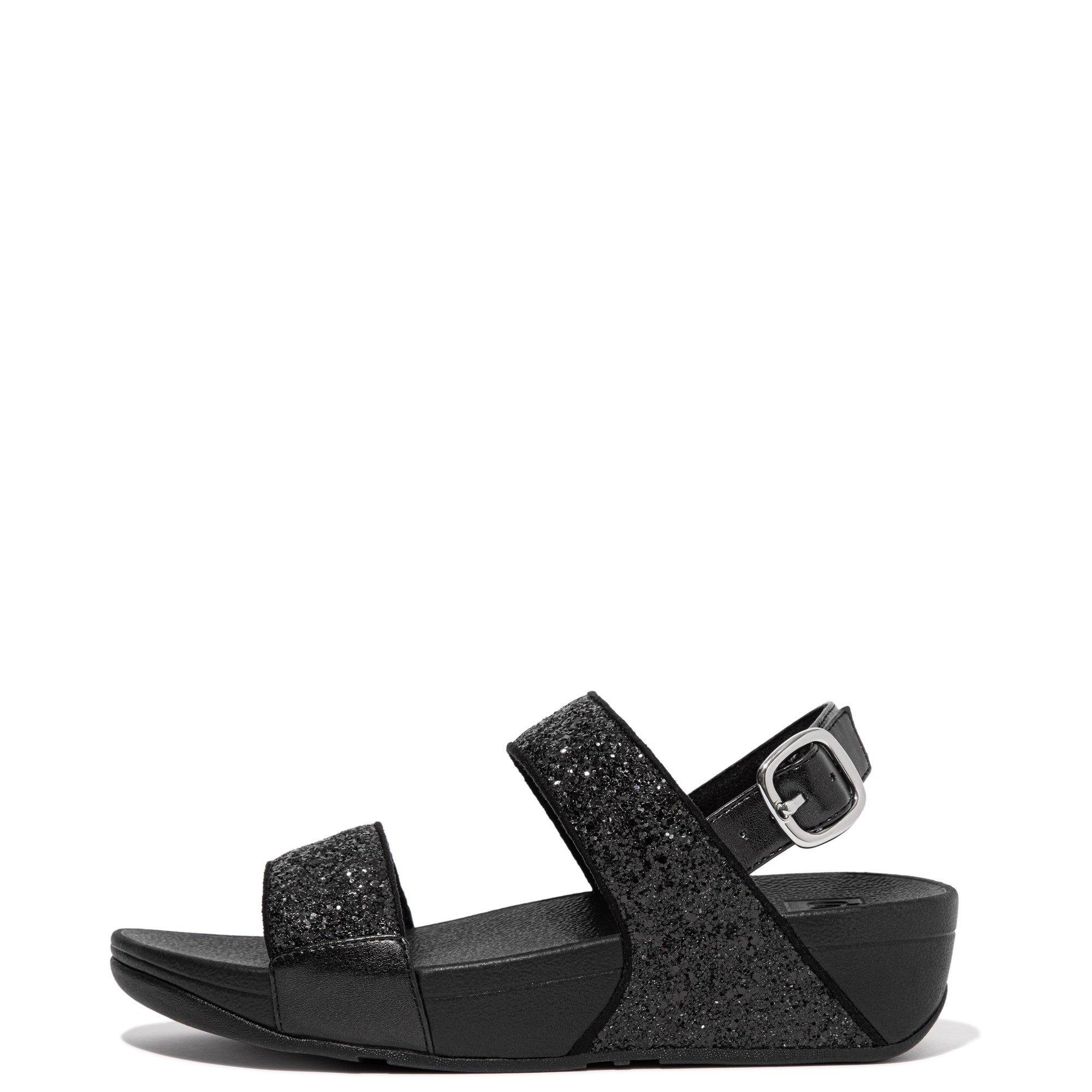 Black - FitFlop - Lulu Glitter Sandals - 1