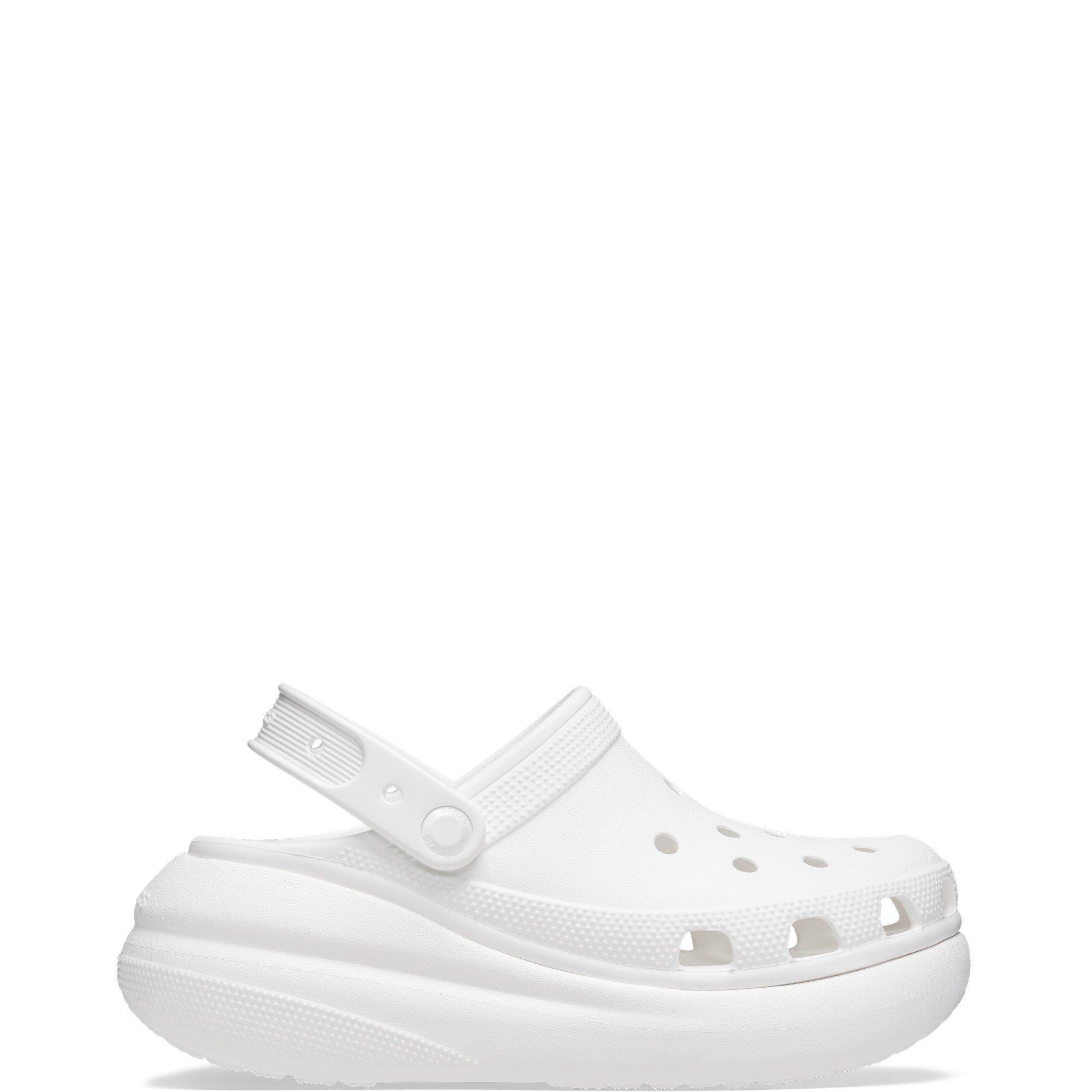 White - Crocs - Women's Classic Crush Clogs - 1