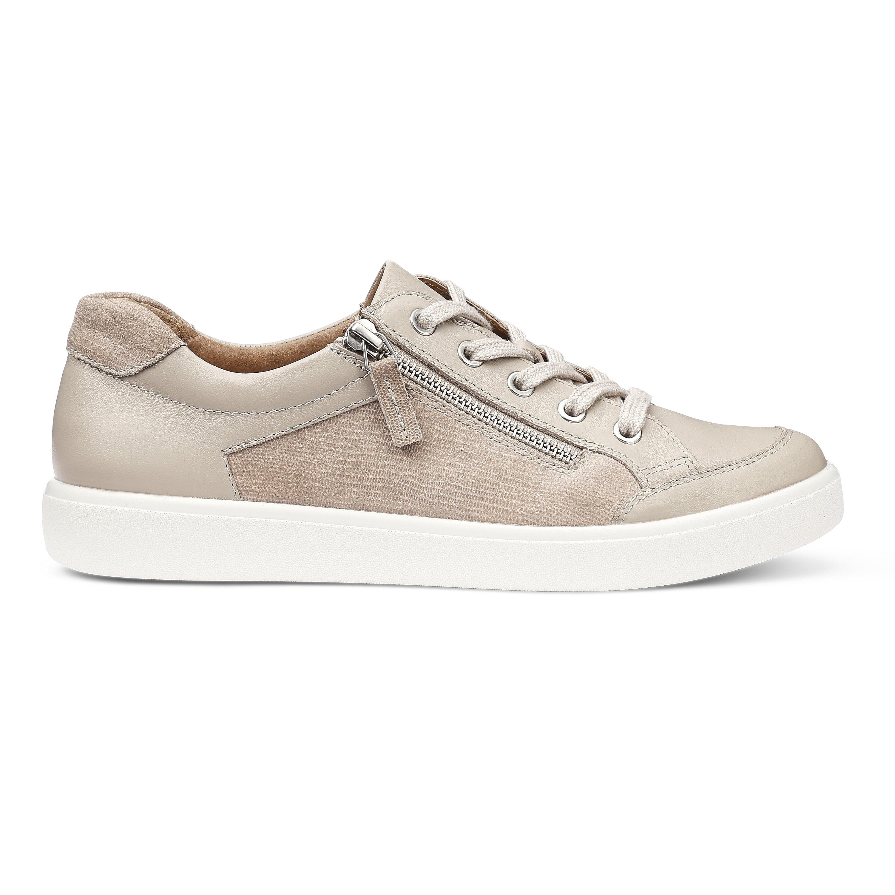 Cement-Lizard - Hotter - Chase II Wide Fit Trainers - 1