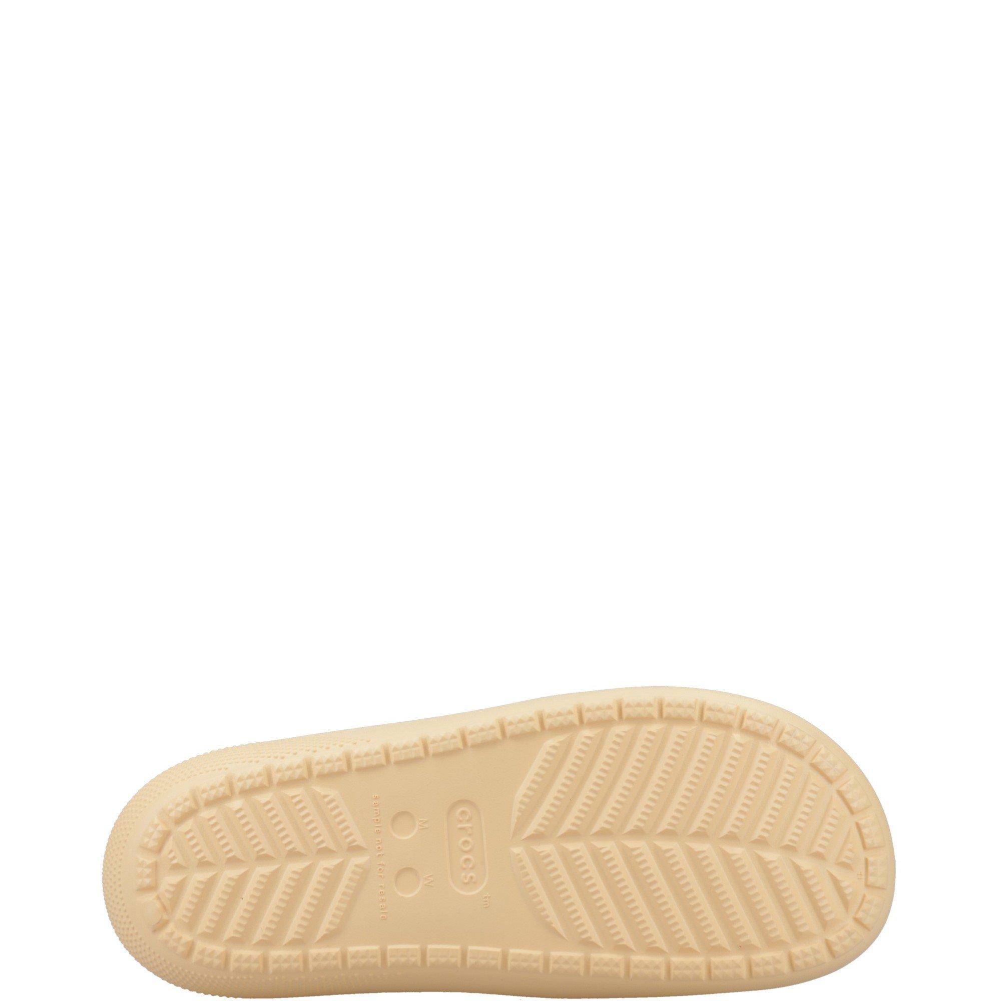 Light Gold - Crocs - Classic Floral Cut Out Sandal - 4
