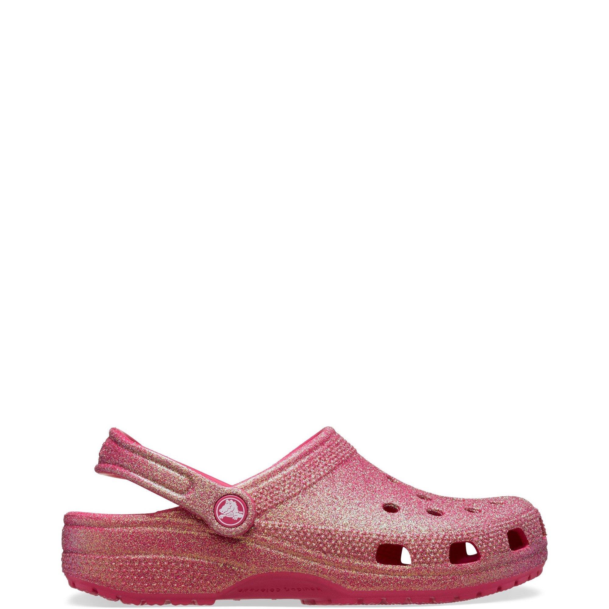 Pink - Crocs - Women's Classic Glitter Clogs - 1