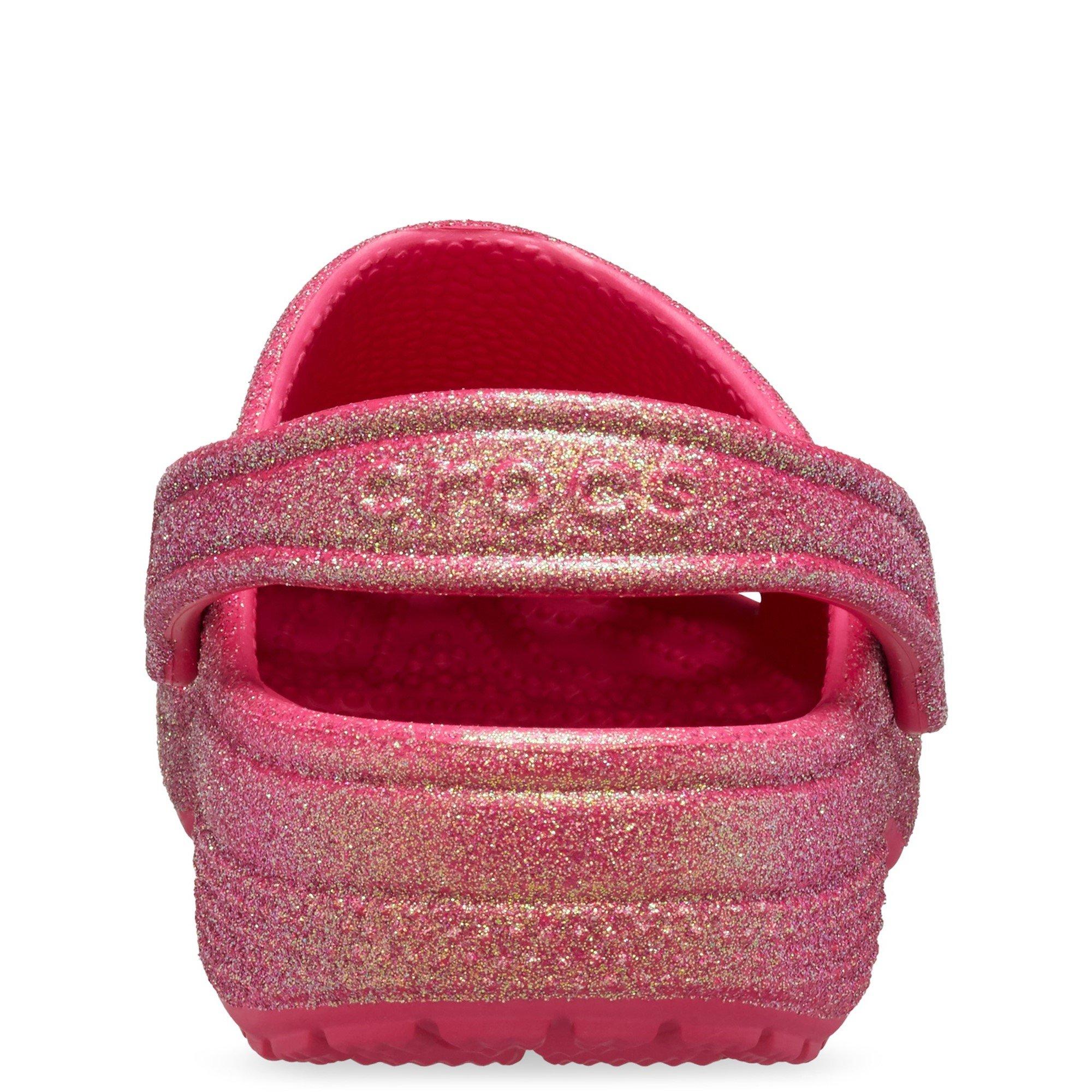 Pink - Crocs - Women's Classic Glitter Clogs - 3