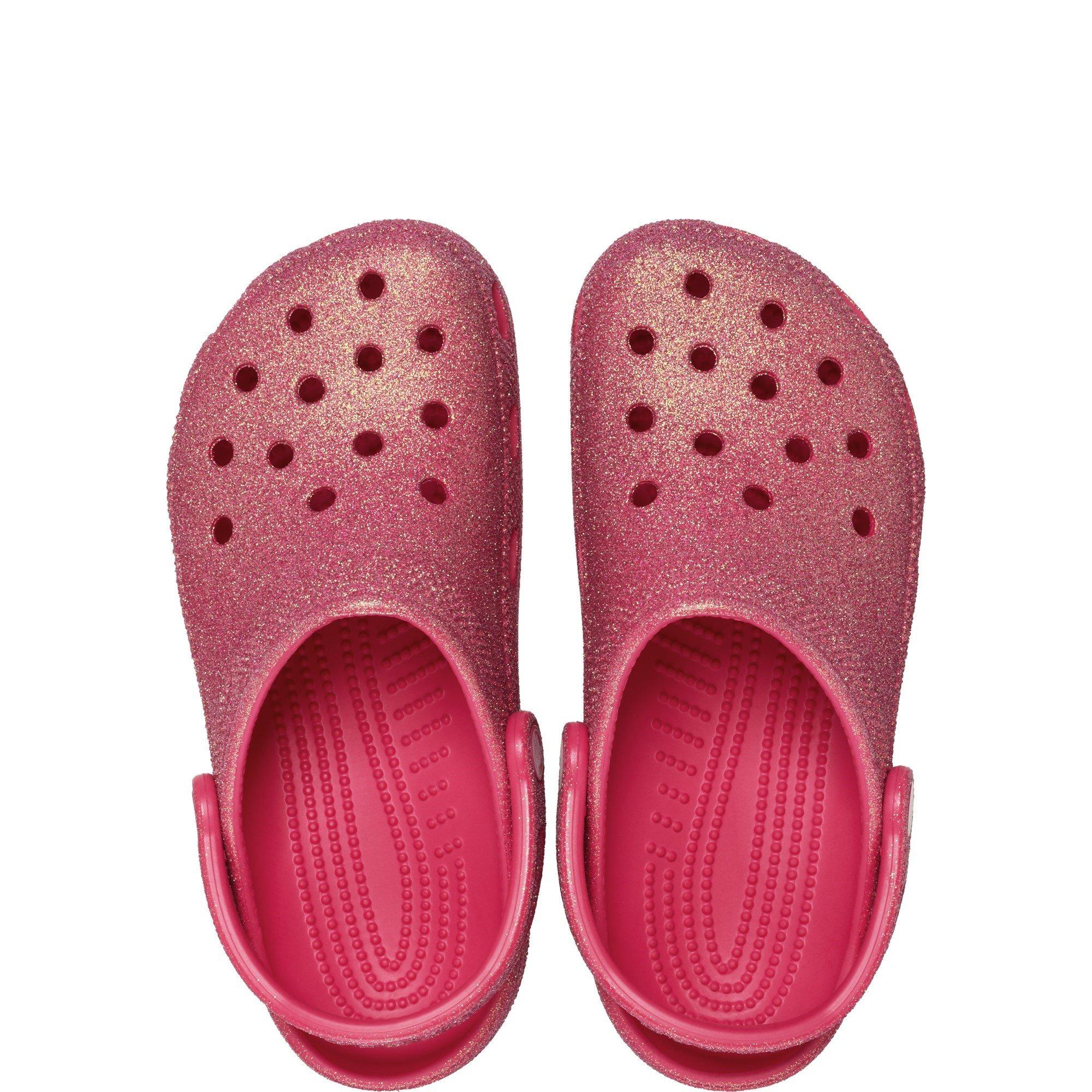 Pink - Crocs - Women's Classic Glitter Clogs - 4