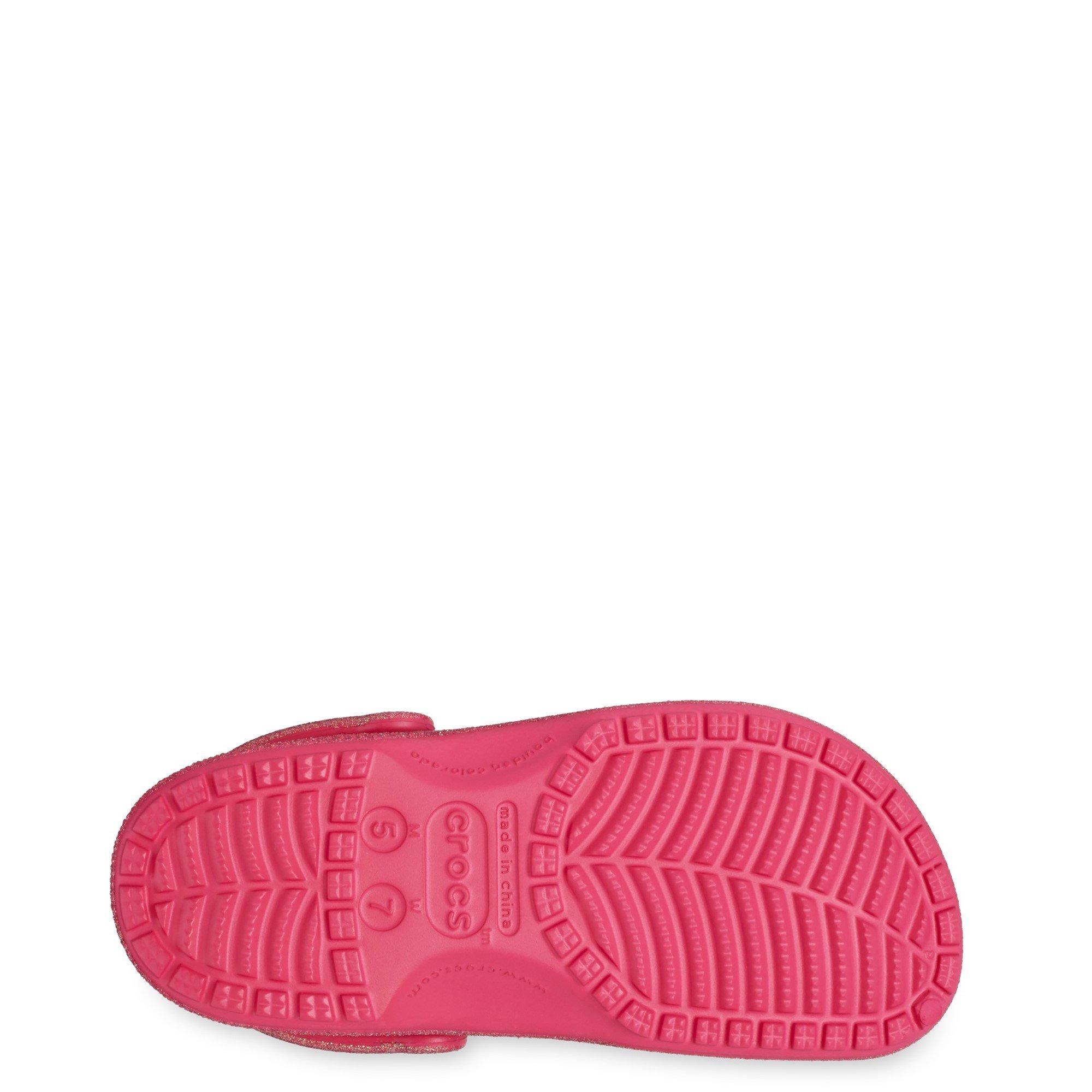 Pink - Crocs - Women's Classic Glitter Clogs - 5