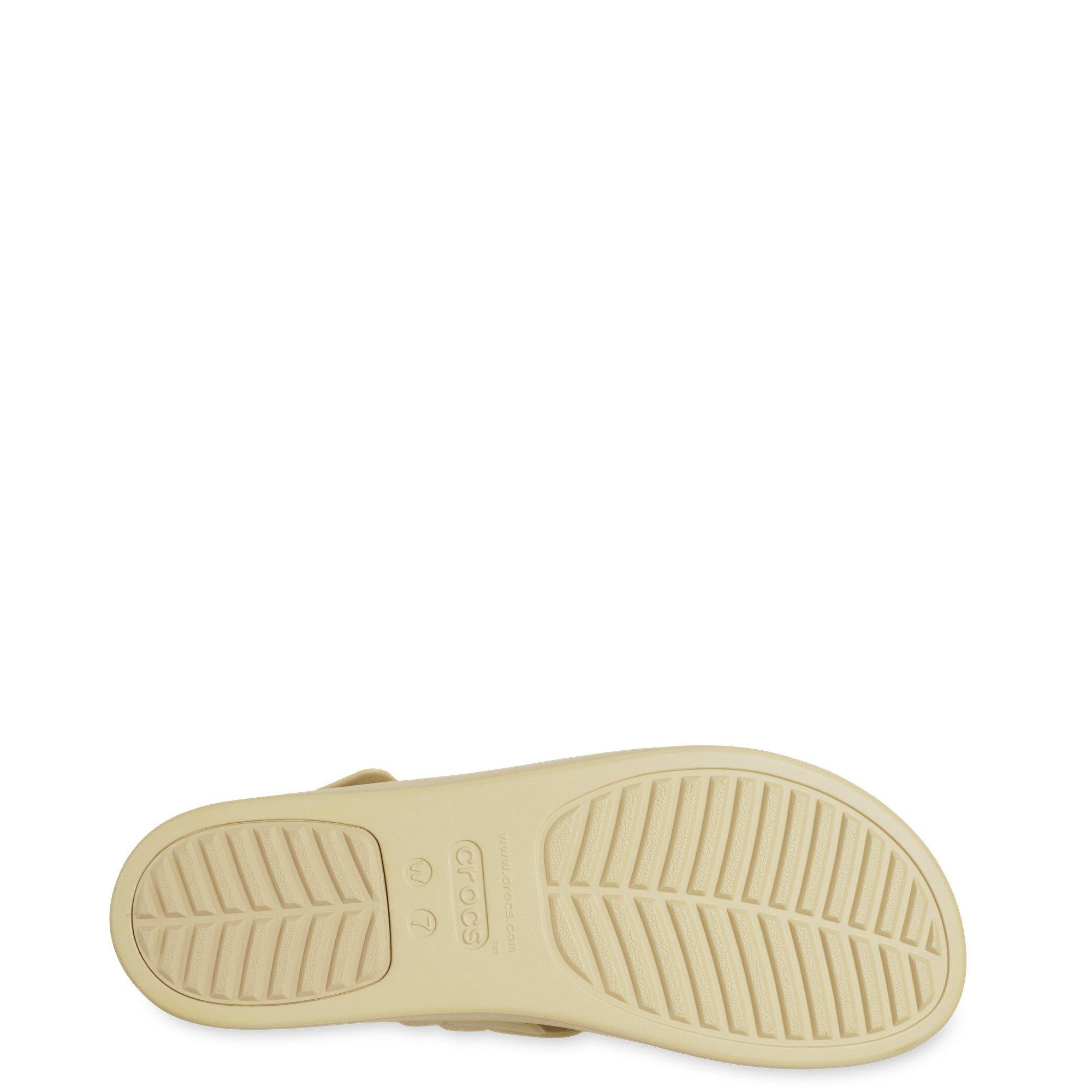 Ivory - Crocs - Women's Brooklyn Woven Low Wedge Sandals - 5