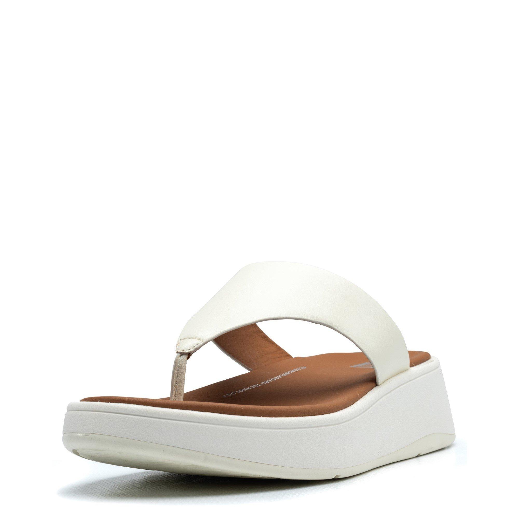 Cream - Fitflop - F-Mode Toe Post Sandal - 2