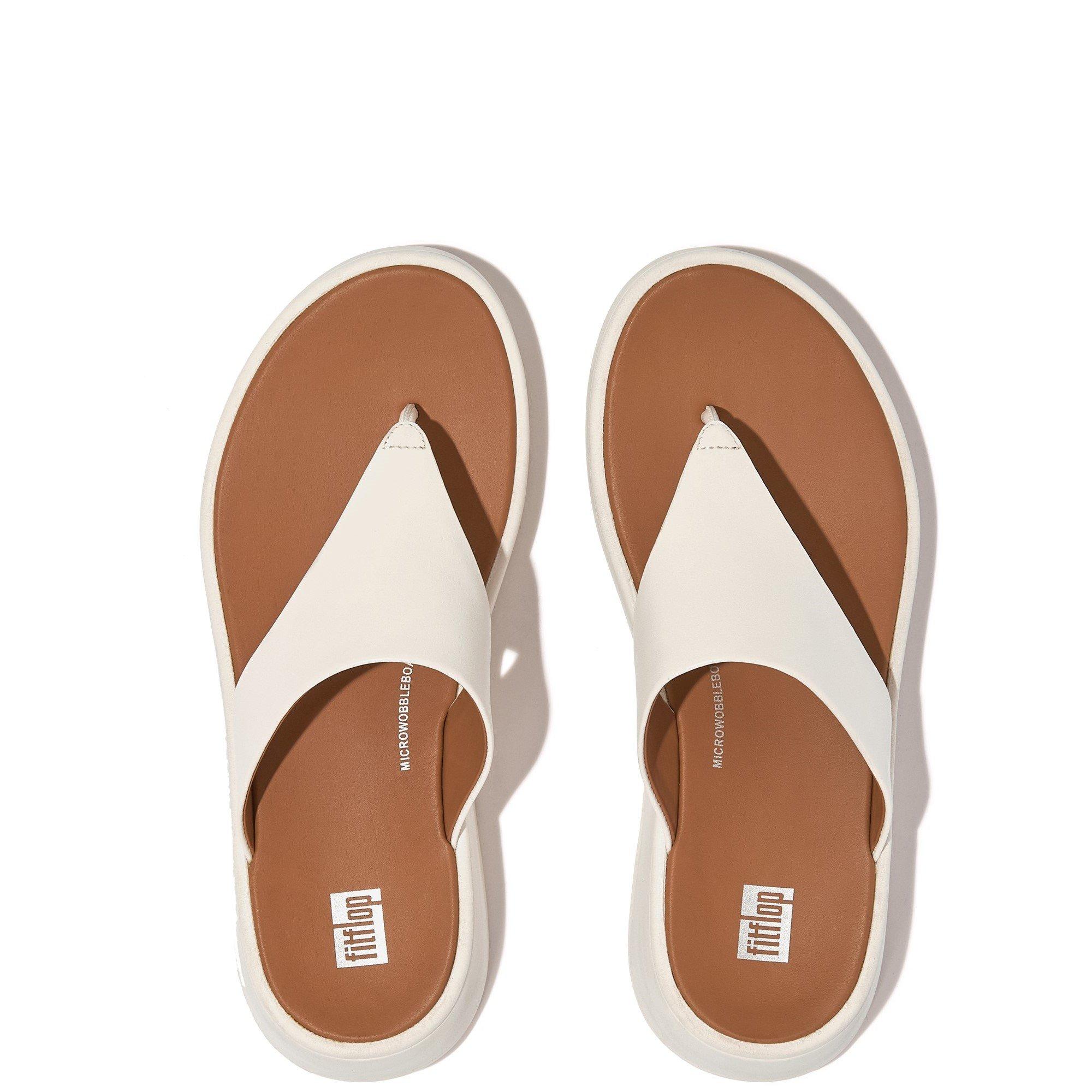 Cream - Fitflop - F-Mode Toe Post Sandal - 3