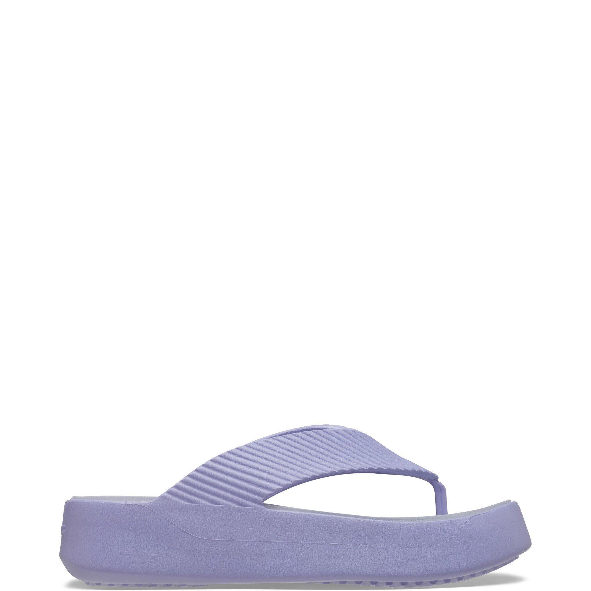Purple - Crocs - Women's Getaway Platform Flip Flat Sandals - 1