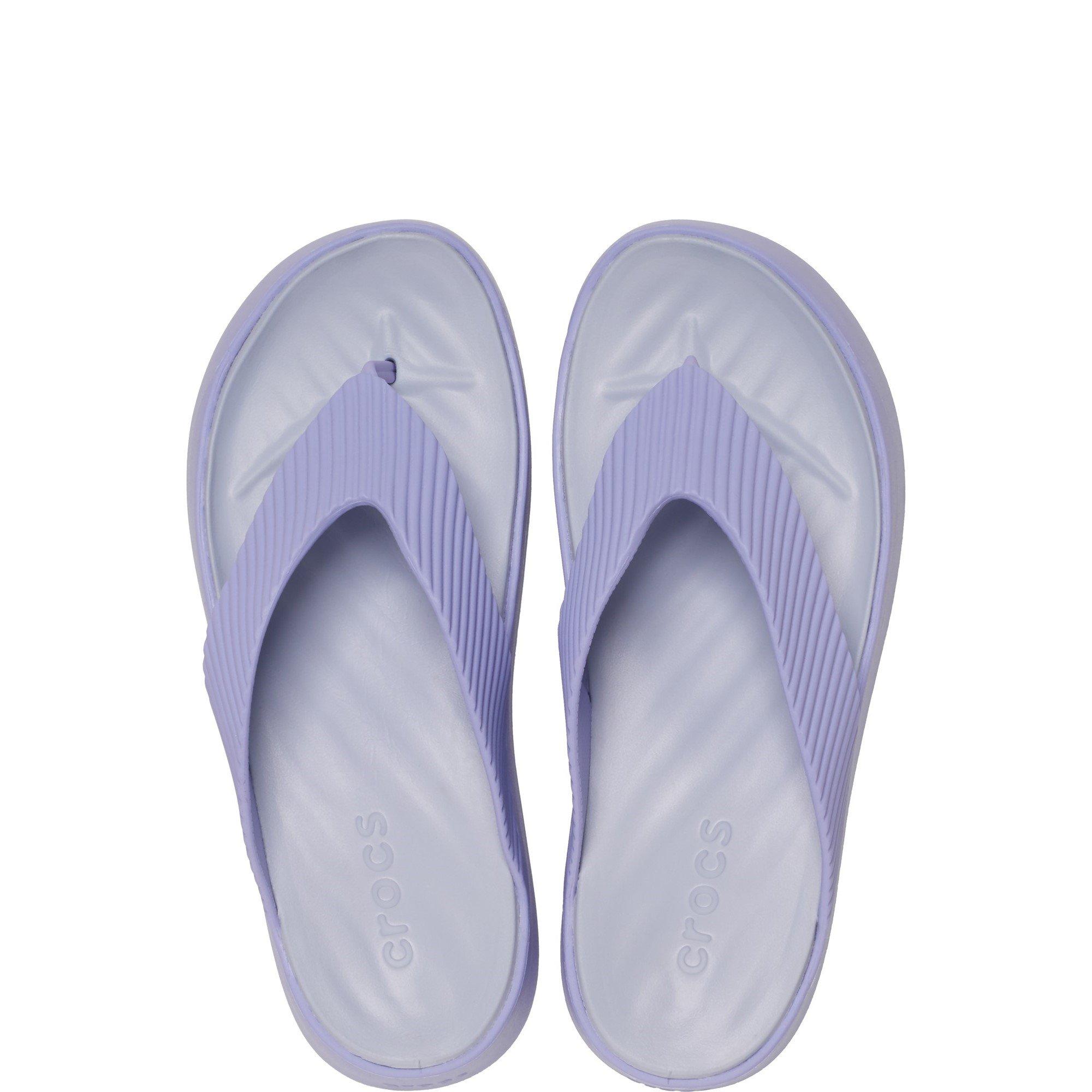 Purple - Crocs - Women's Getaway Platform Flip Flat Sandals - 4