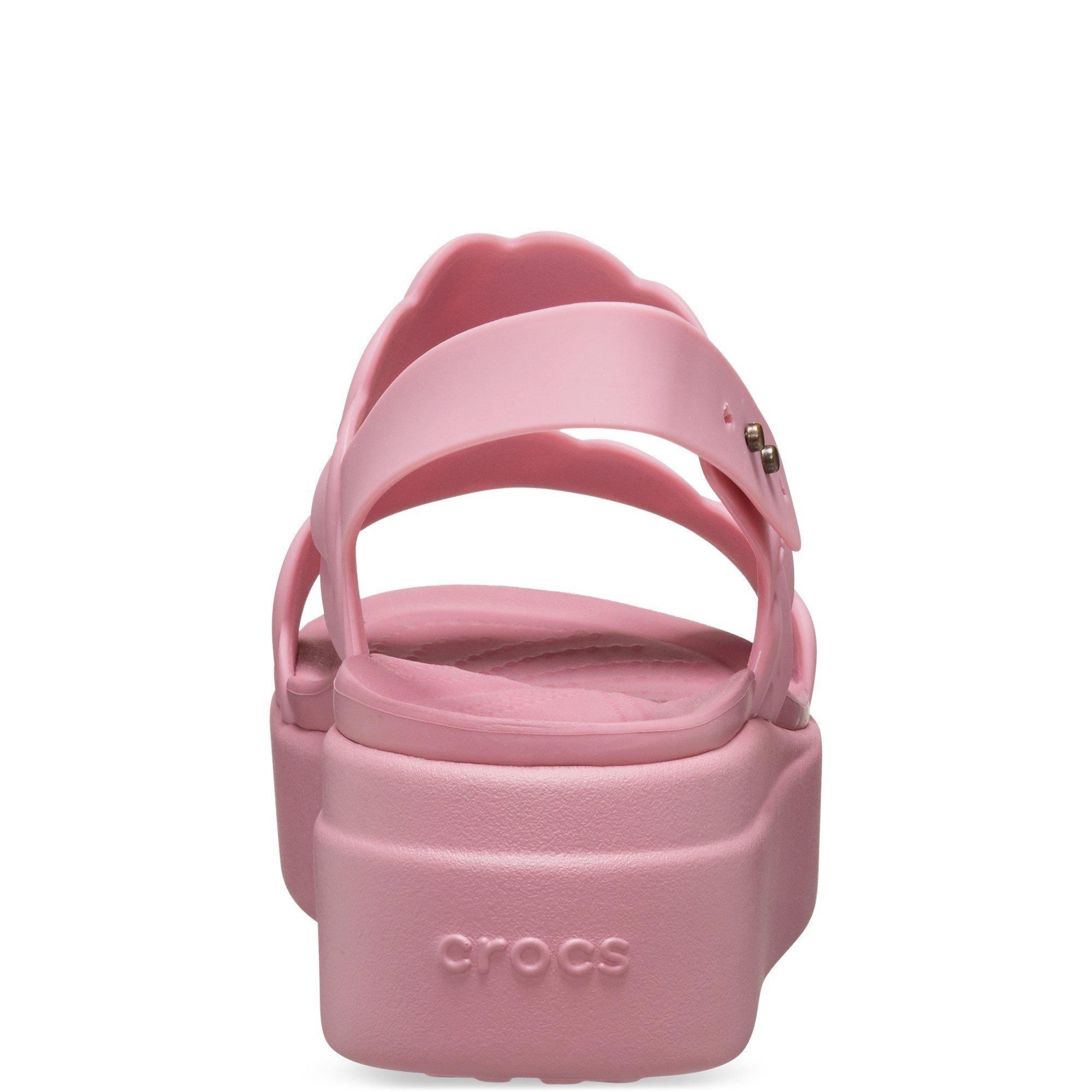 Rose - Crocs - Women's Brooklyn Woven Low Wedge Sandals - 3
