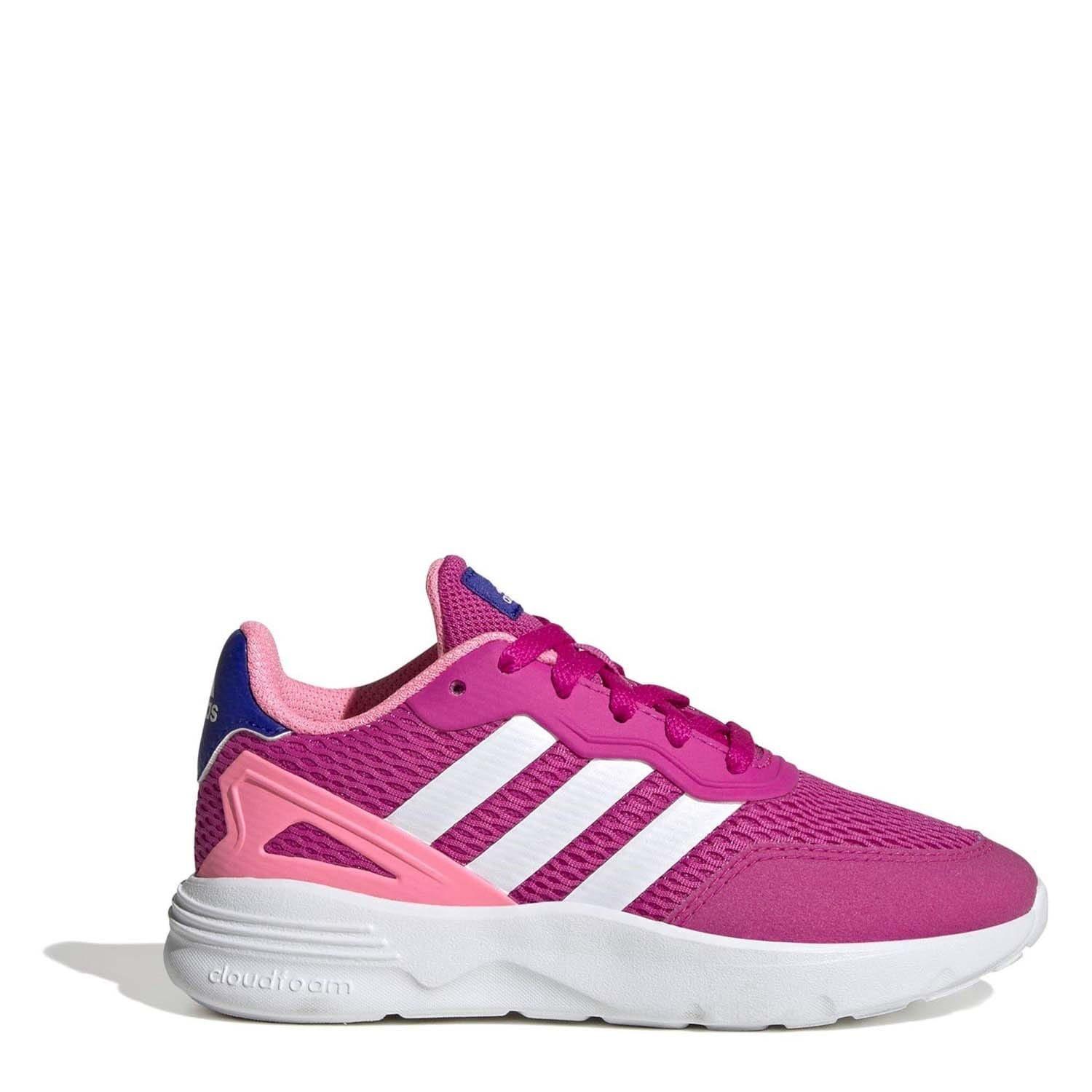 Pink - adidas - Nebzed Lifestyle Lace Running Shoes - 1
