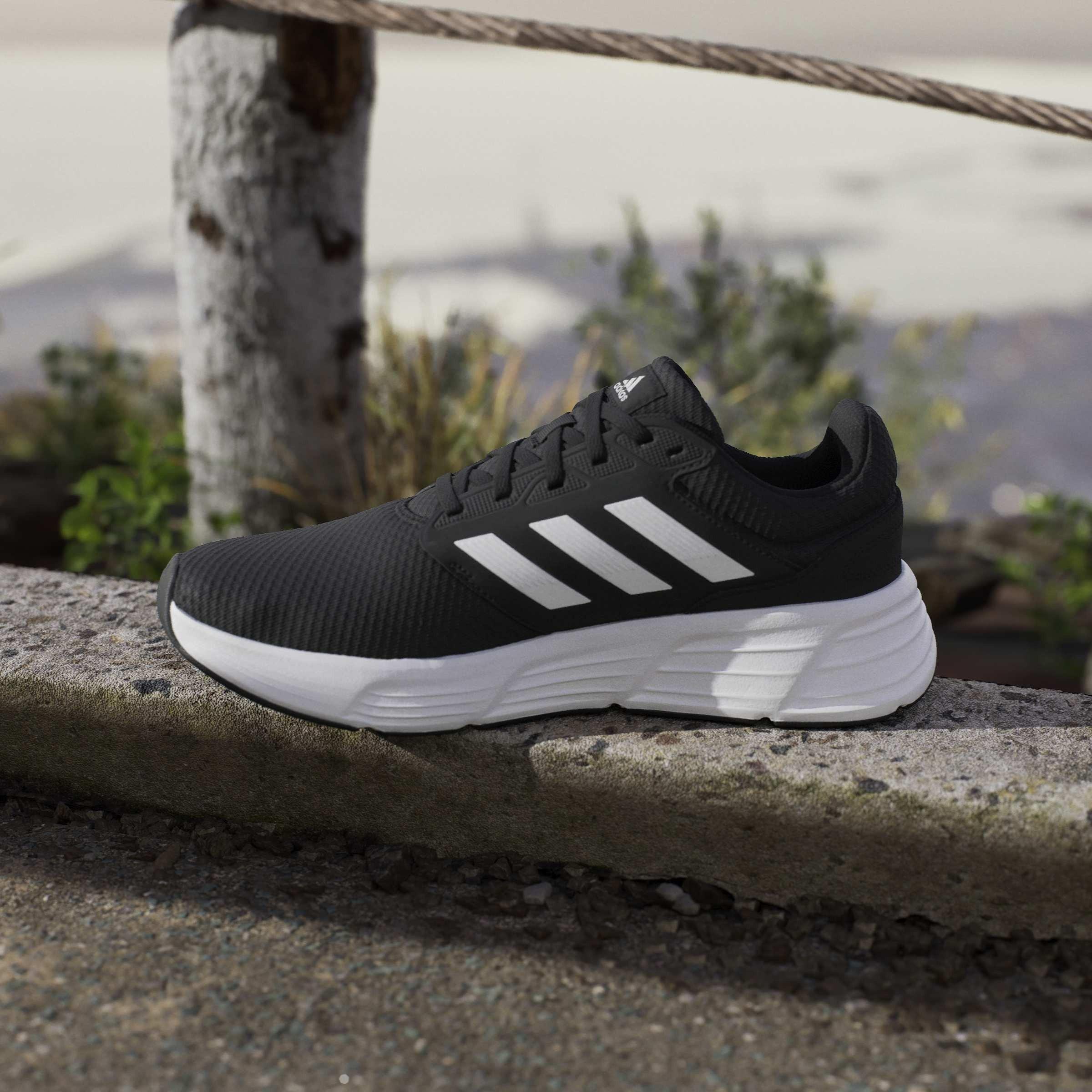 Schwarz-Weiß - adidas - adidas Galaxy 6 M Road Running Shoes Mens - 14