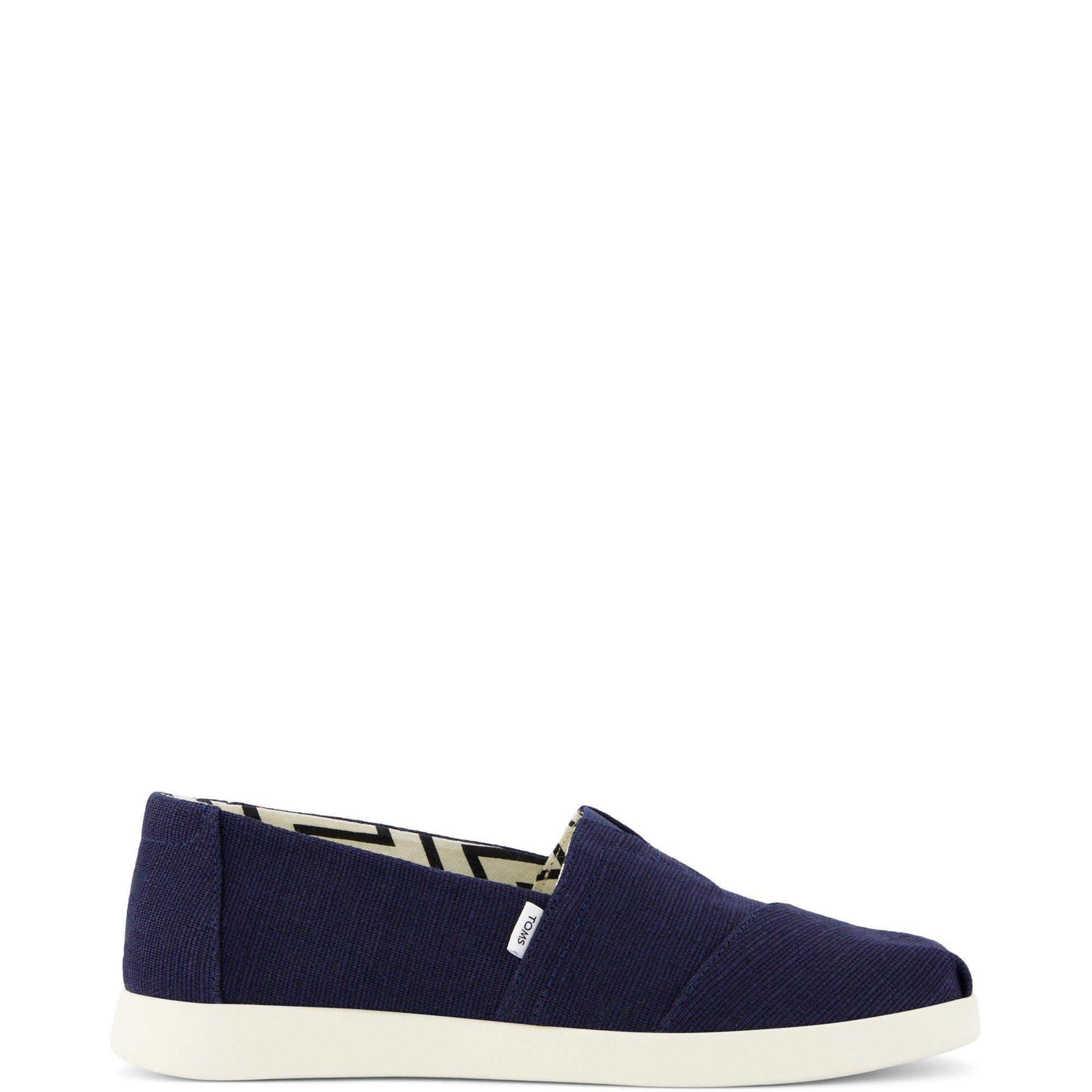 Toms Women's Alpargata Plus Shoe - Navy - 8 (42)