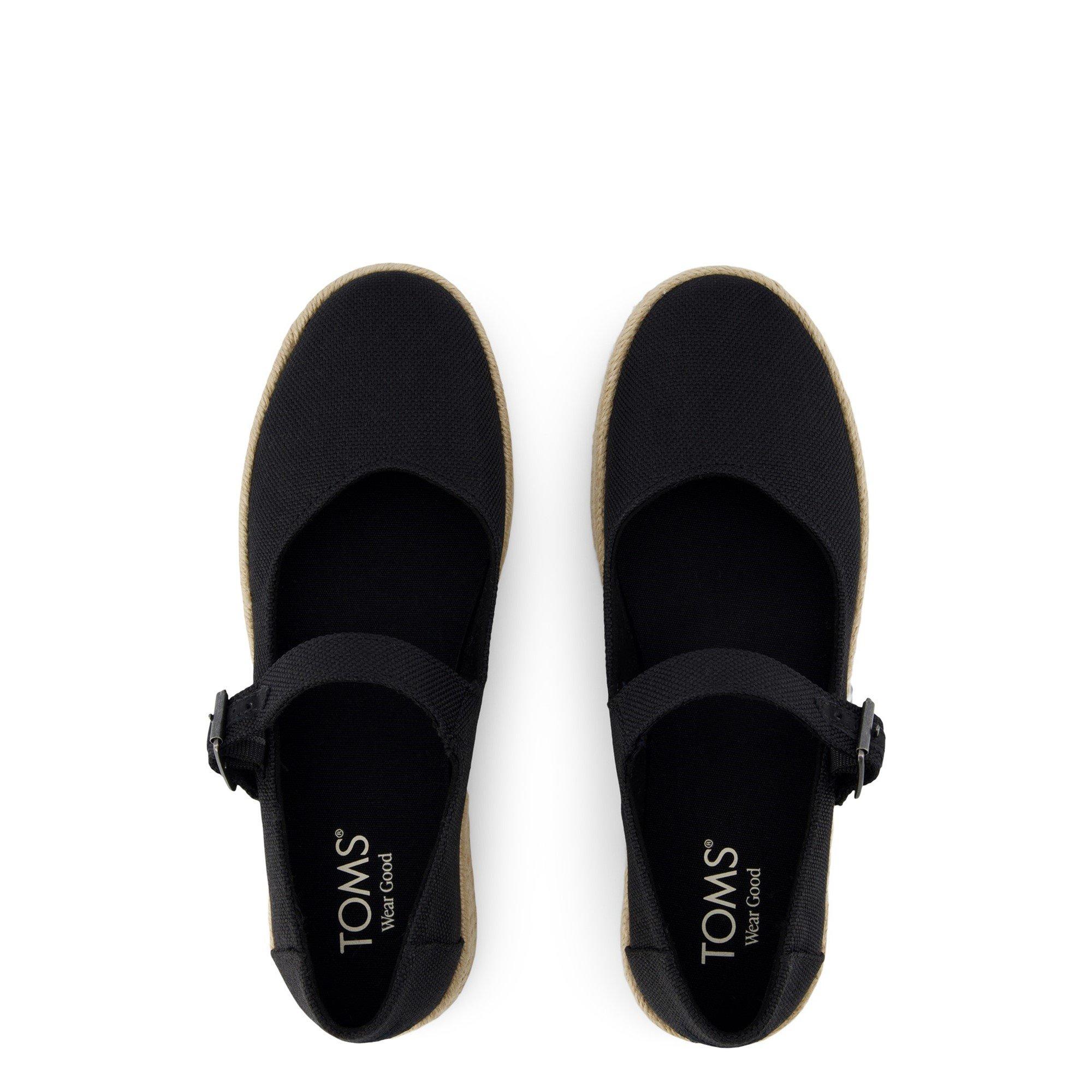 Black - Toms - Carolina Mary Jane Shoe - 4