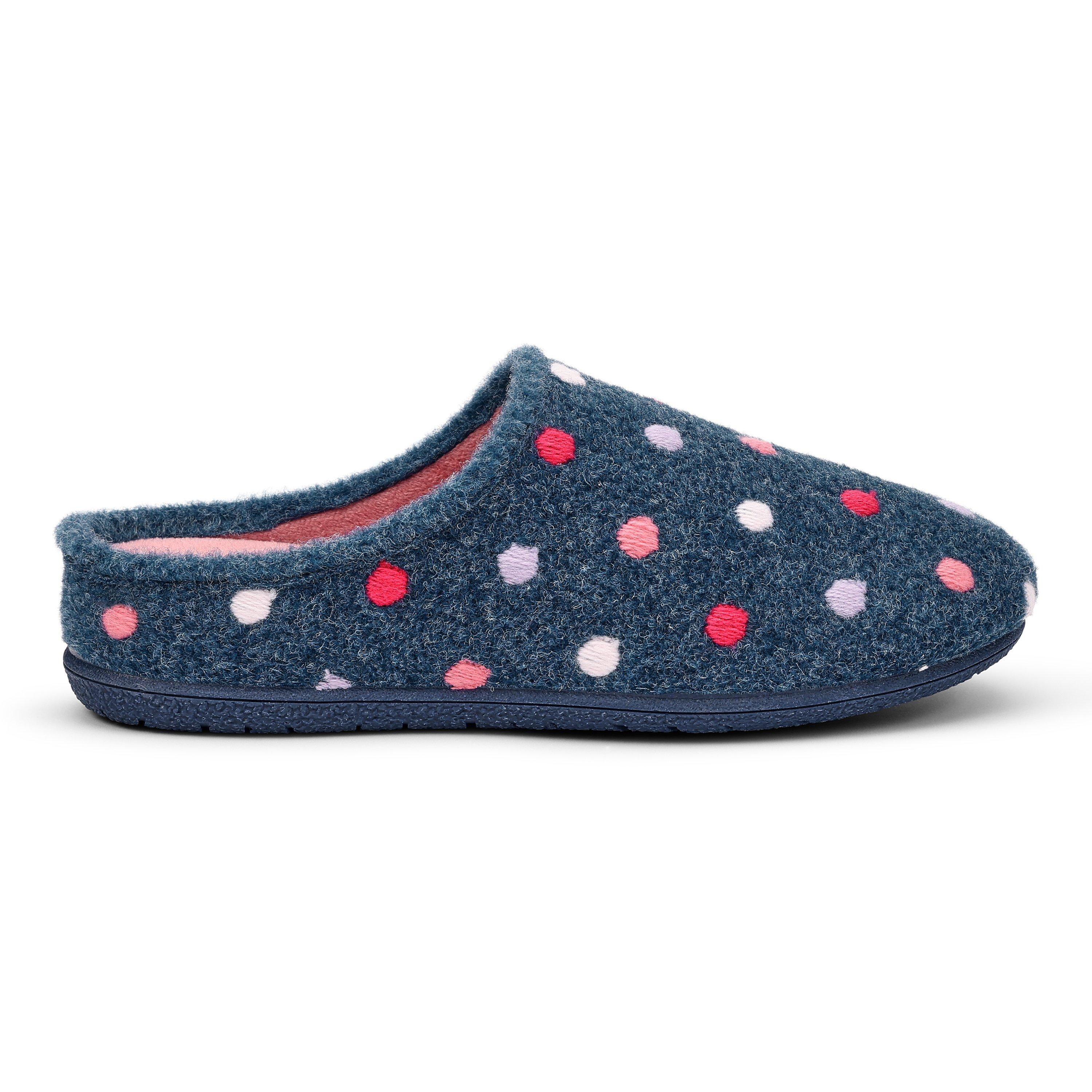 Aquatic Blue Mu - Hotter - Dotty Slippers - 1