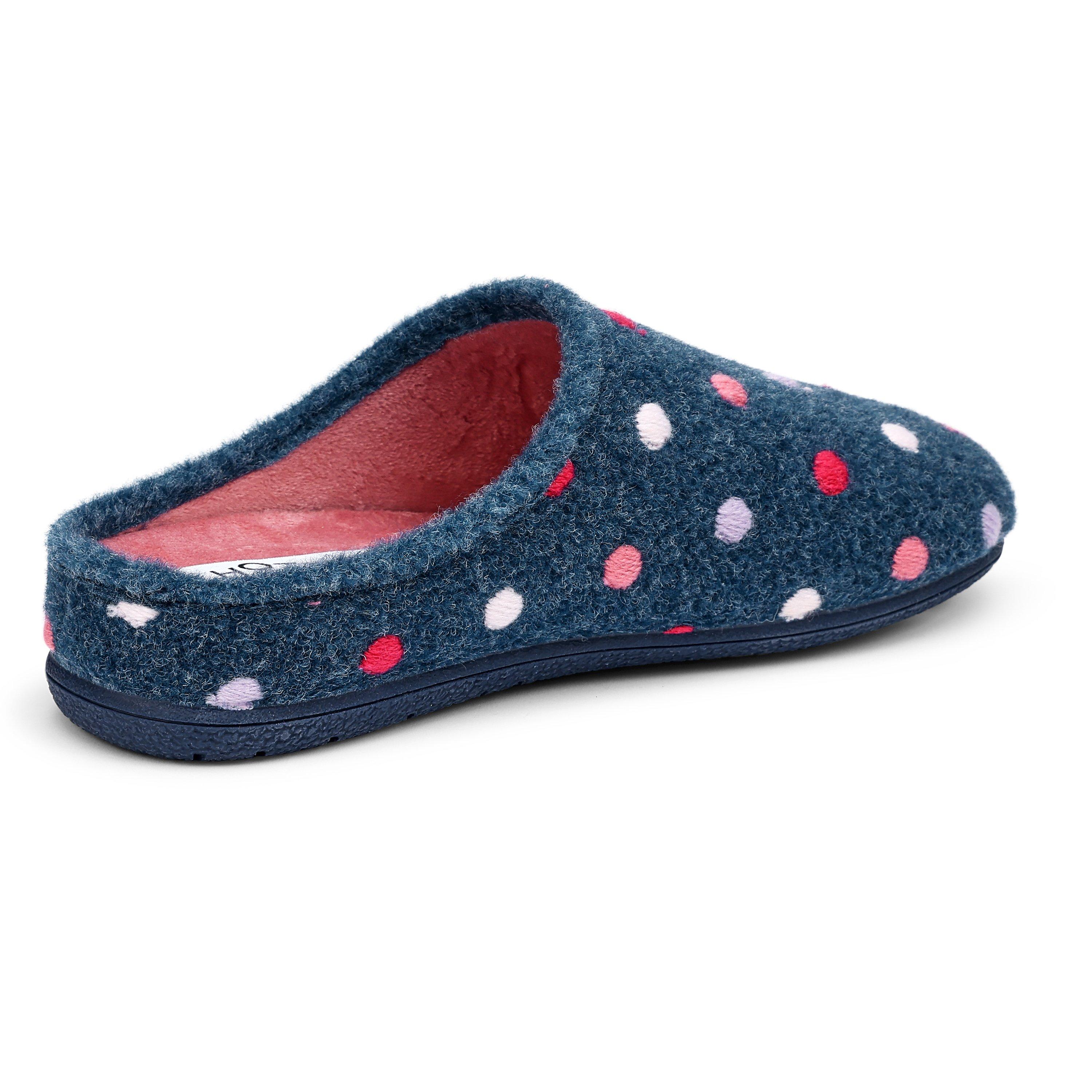 Aquatic Blue Mu - Hotter - Dotty Slippers - 4