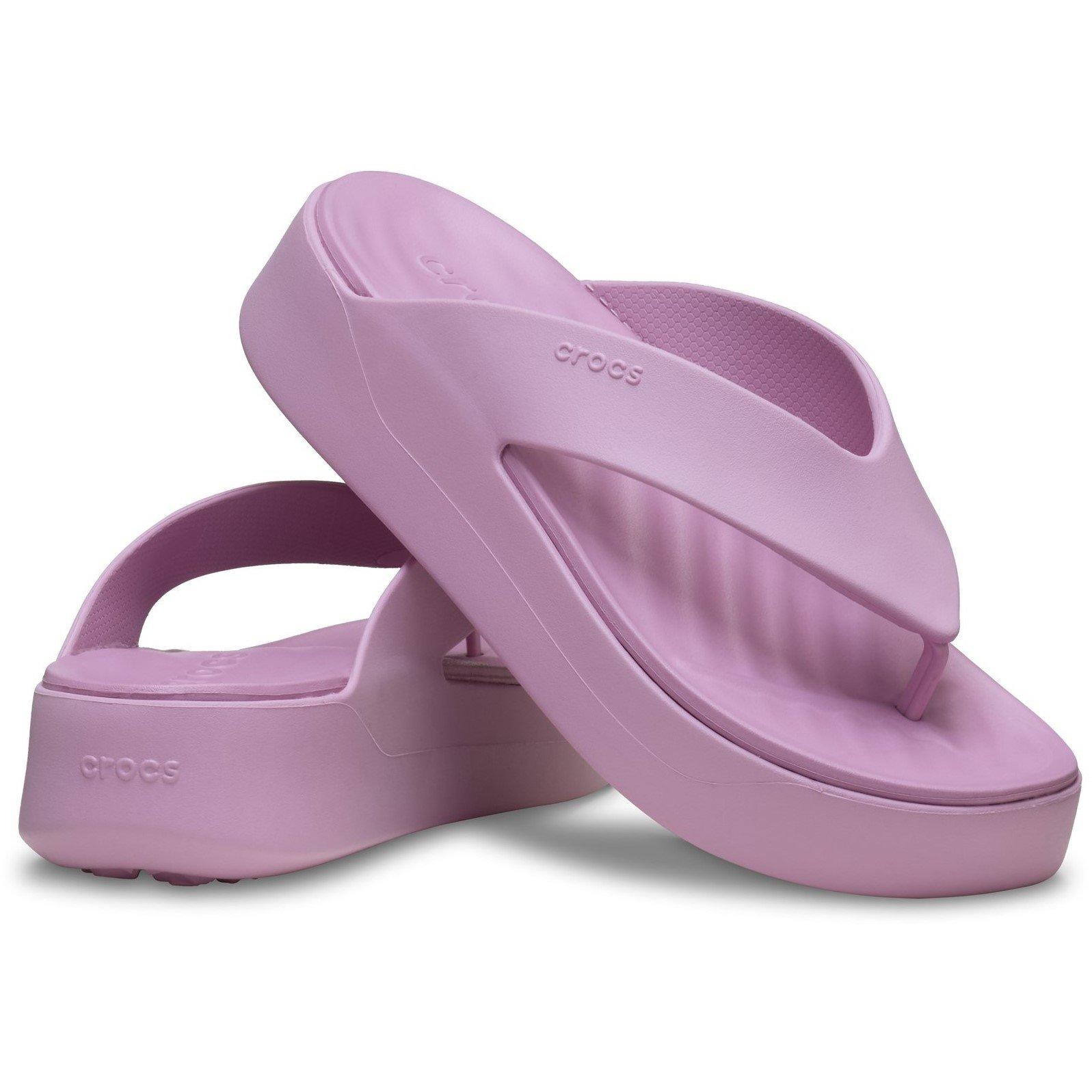 Light Purple - Crocs - Women's Getaway Platform Flip Flat Sandals - 4