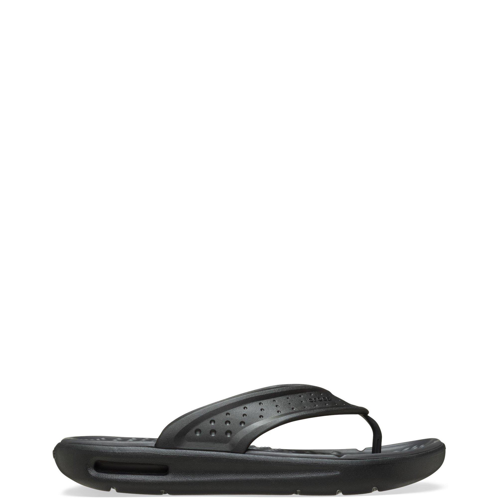 Black - Crocs - Men's InMotion Flip Flat Sandals - 1