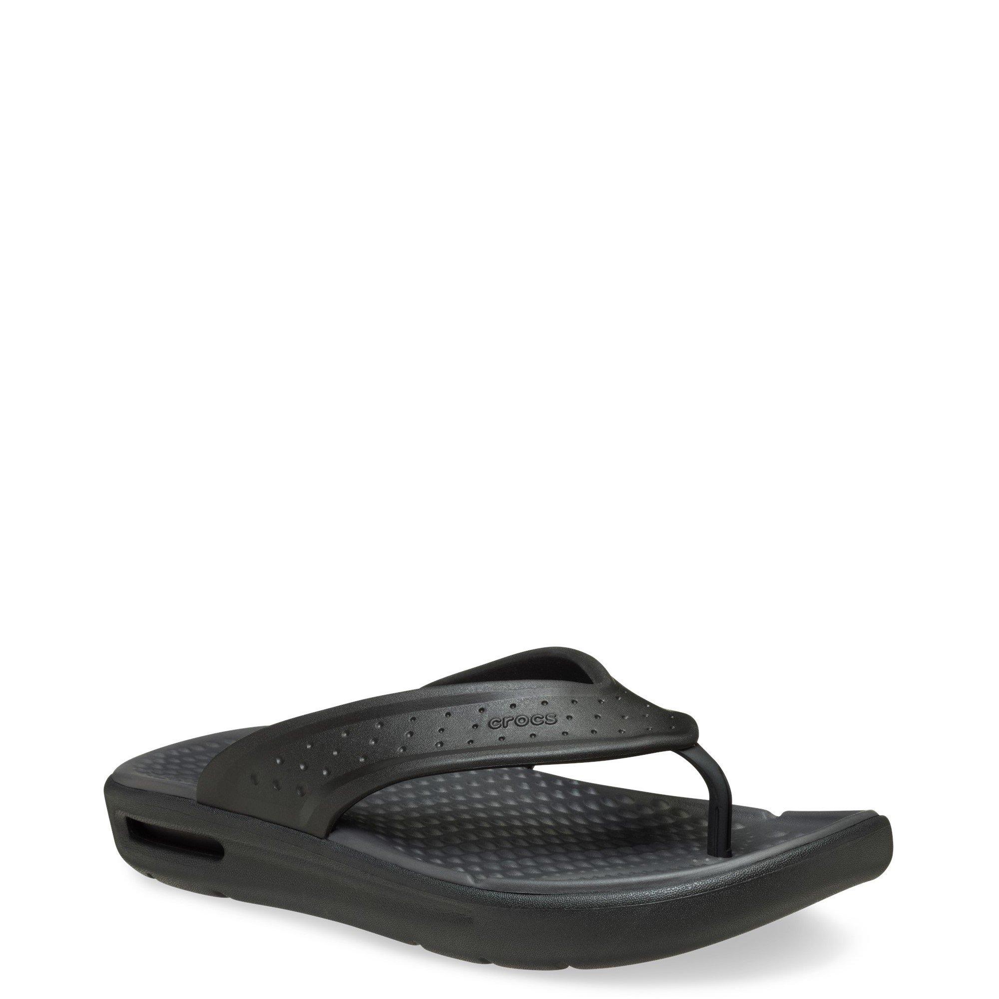 Black - Crocs - Men's InMotion Flip Flat Sandals - 2