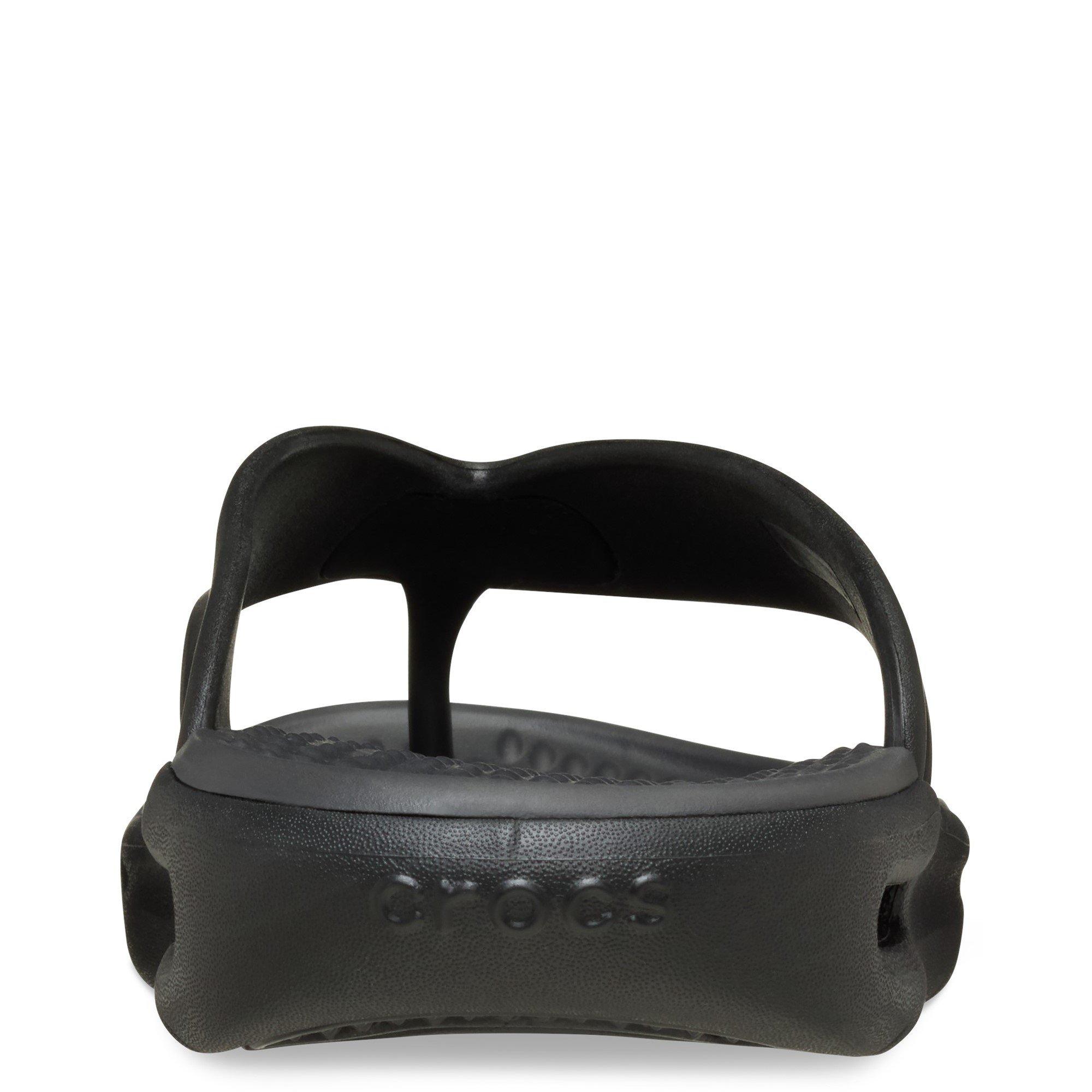 Black - Crocs - Men's InMotion Flip Flat Sandals - 3
