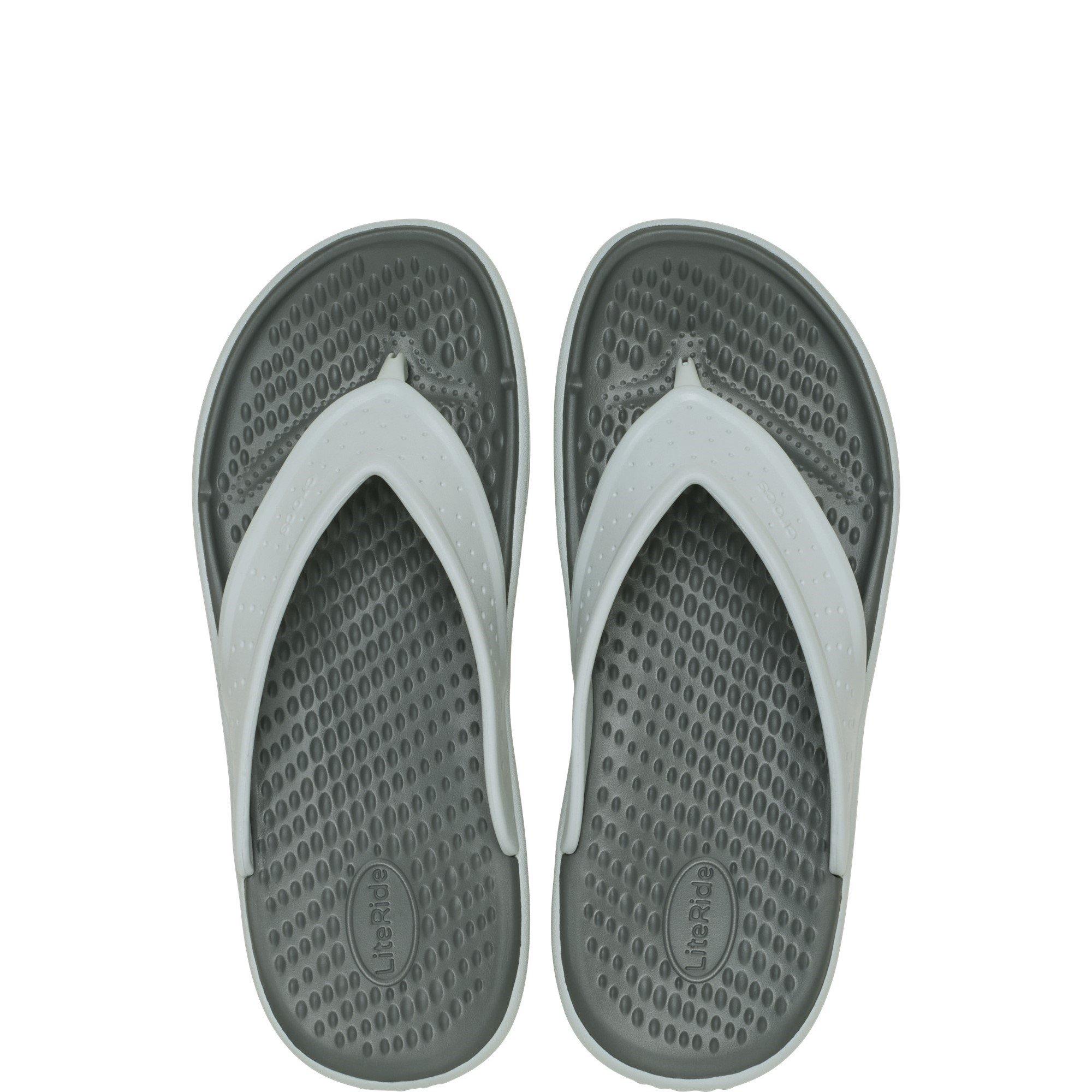 Pale Green - Crocs - Men's InMotion Flip Flat Sandals - 4