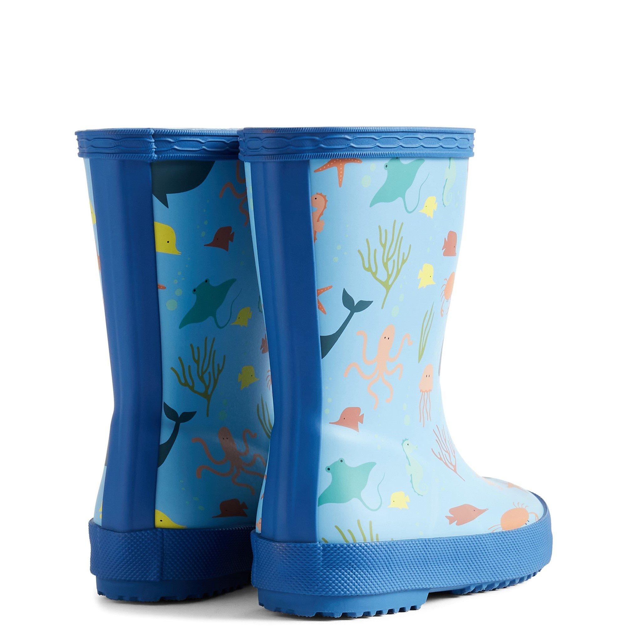 Blue - Hunter - Kids First Classic Ocean Print - 3
