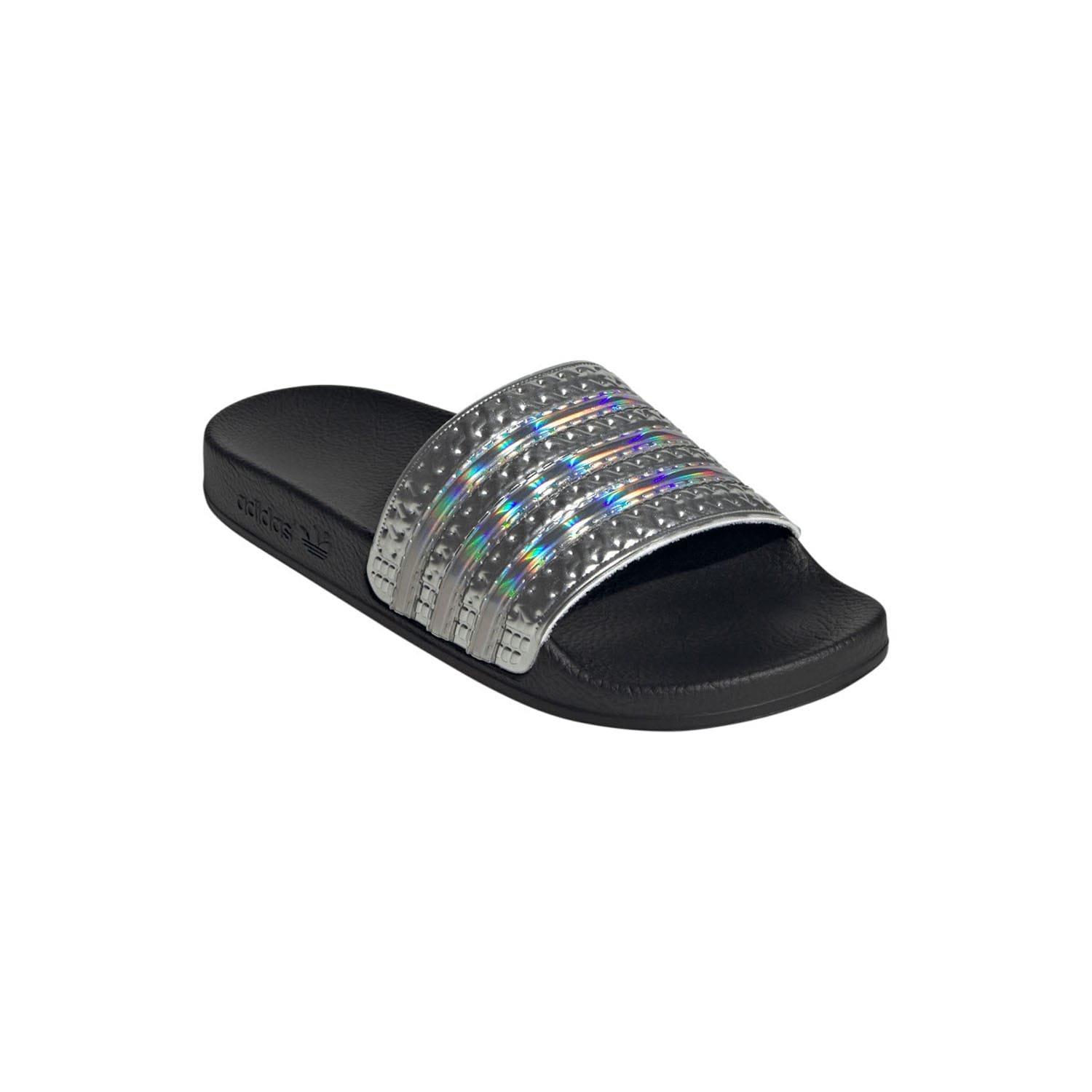 Preto - adidas Originals - Adilette Slide Sandals - 3