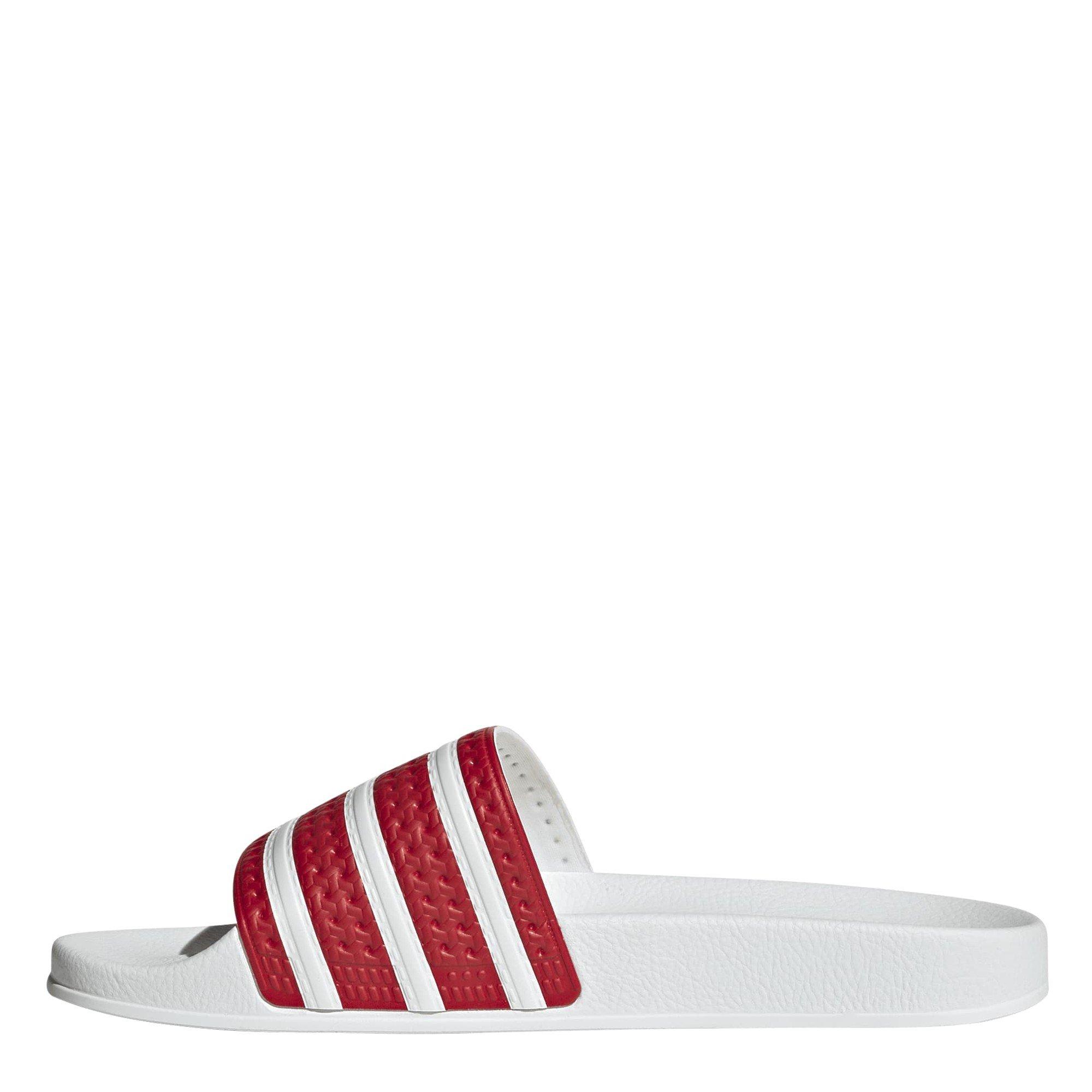 Red - adidas Originals - Adilette Slide Sandals - 2