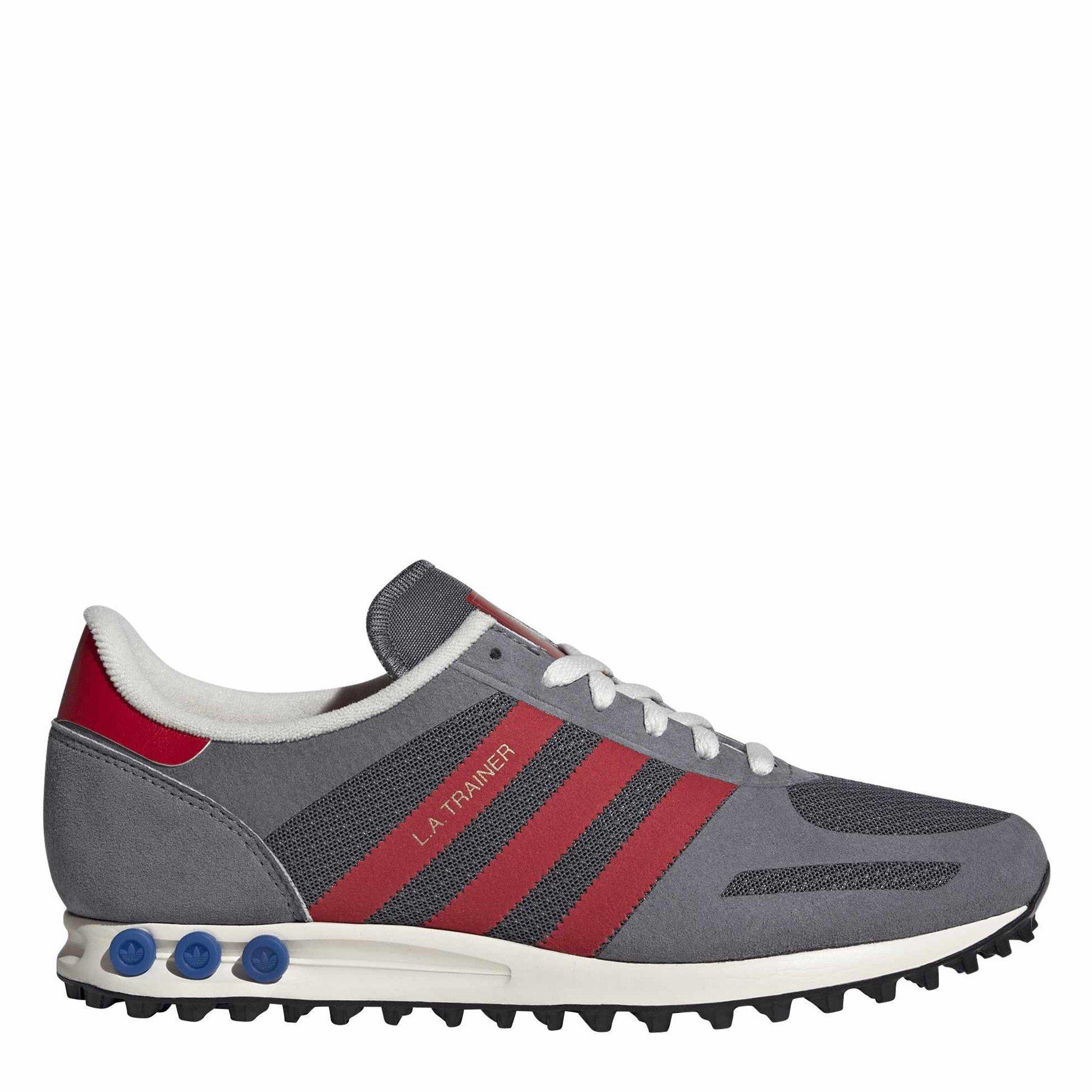 Grey - adidas Originals - LA Trainers - 1