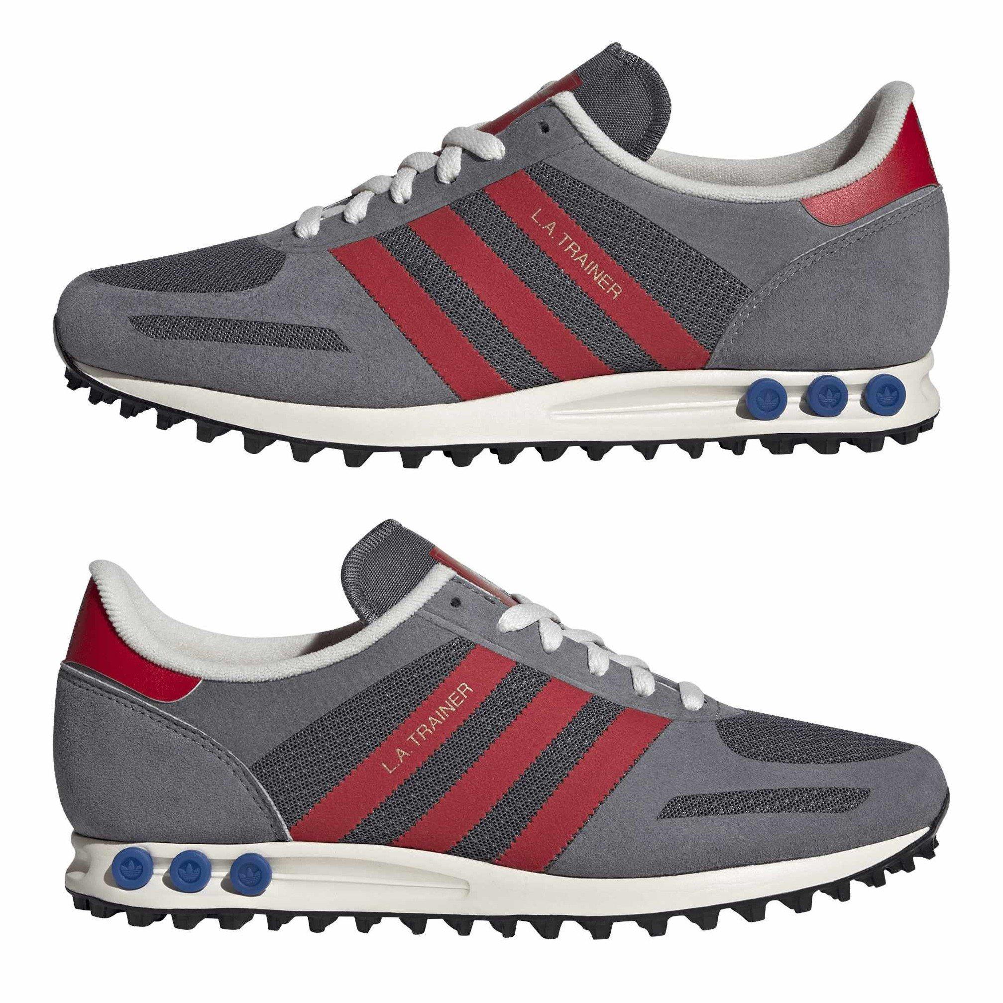 Grey - adidas Originals - LA Trainers - 9