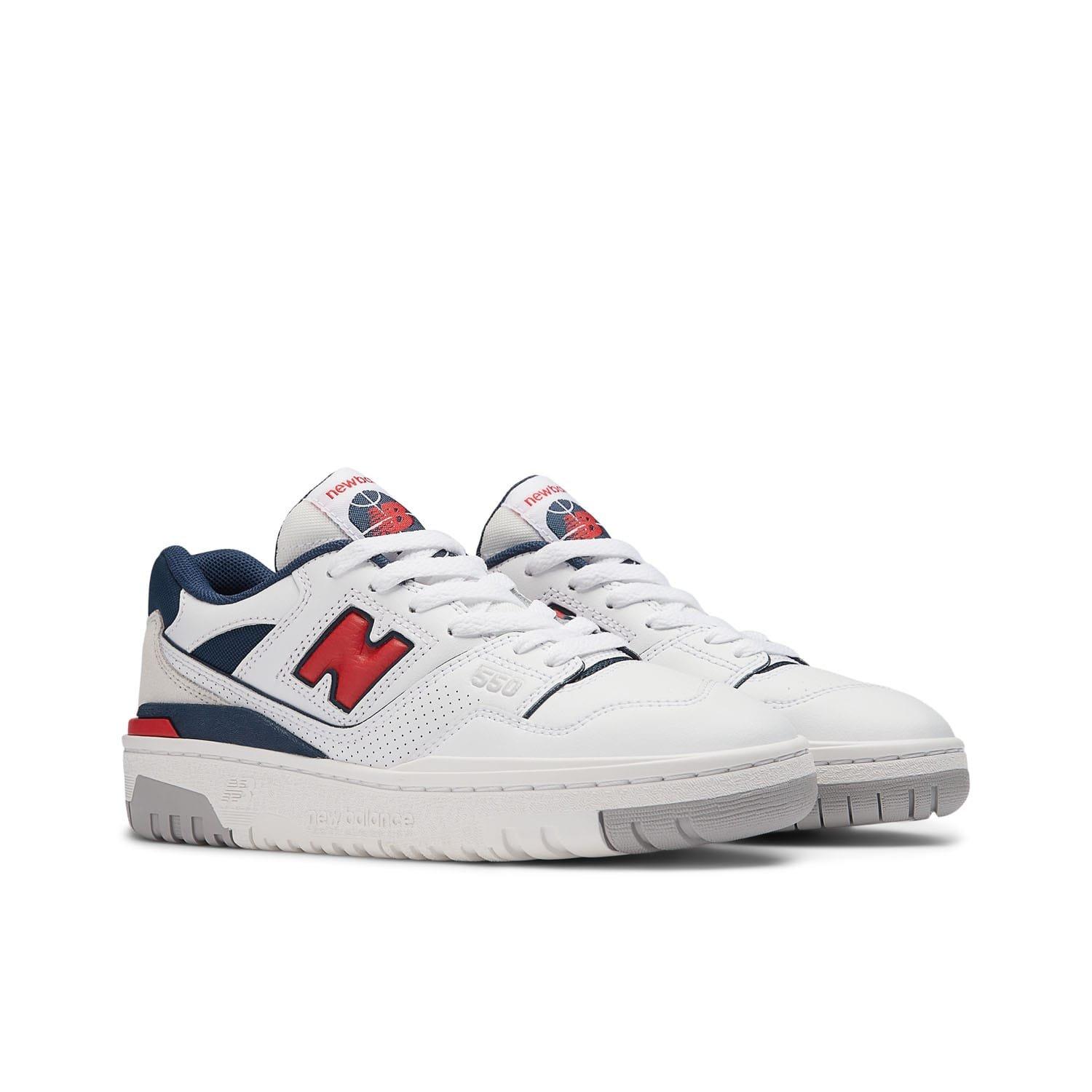White - New Balance - 550 Bungee Lace with Top Strap Trainers - 5